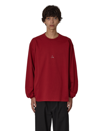 ROA Logo Organic Long Sleeve J316793-M-Red front