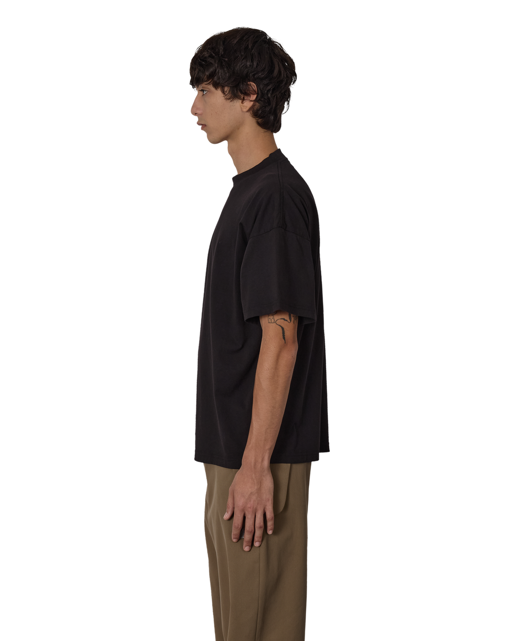 ROA Logo Organic T Shirt J316794-S-Black front