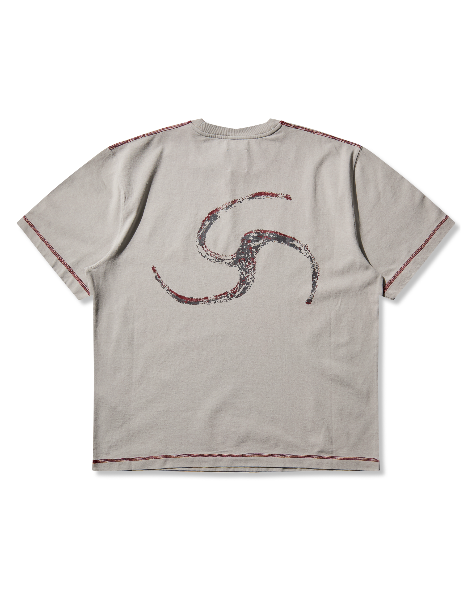 ROA Sticks Stitch Organic T Shirt J316807-S-Grey 10