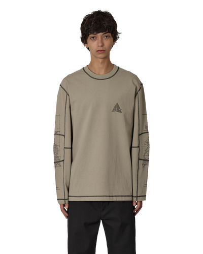 ROA Neolith Stitch Organic Long Sleeve J316809-S-Green front