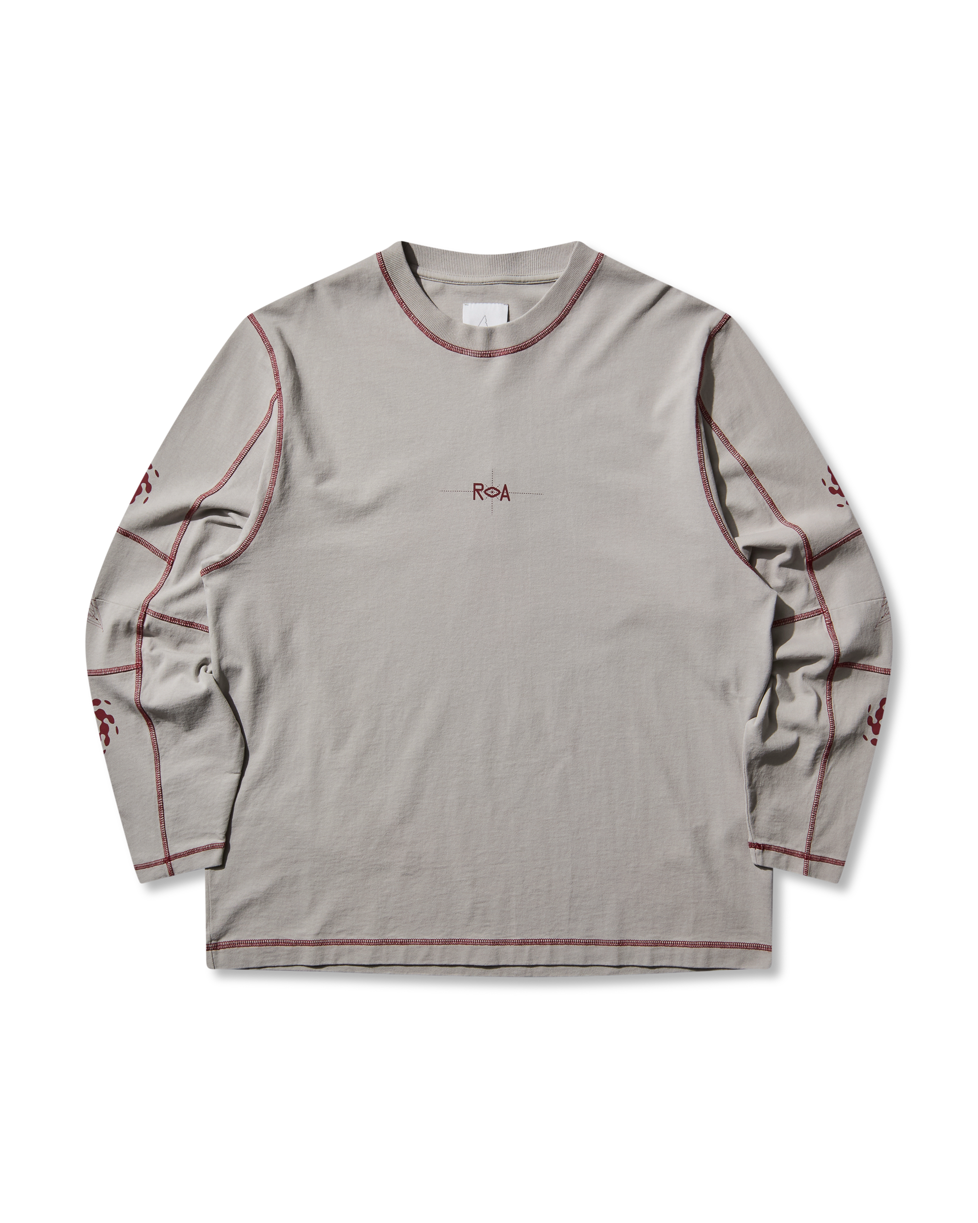 ROA Info Stitch Organic Long Sleeve J316810-S-Grey 9