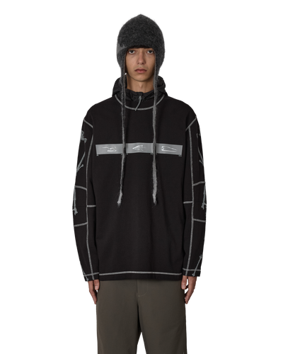 ROA Sticks Stitch Organic Long Sleeve J316811-S-Black front