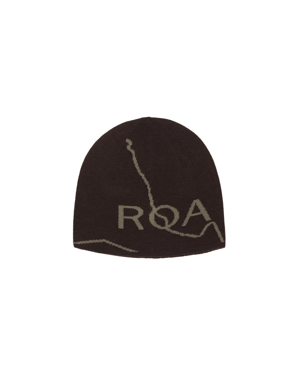 ROA Logo Wool Beanie J316857-ONE SIZE-Brown 1
