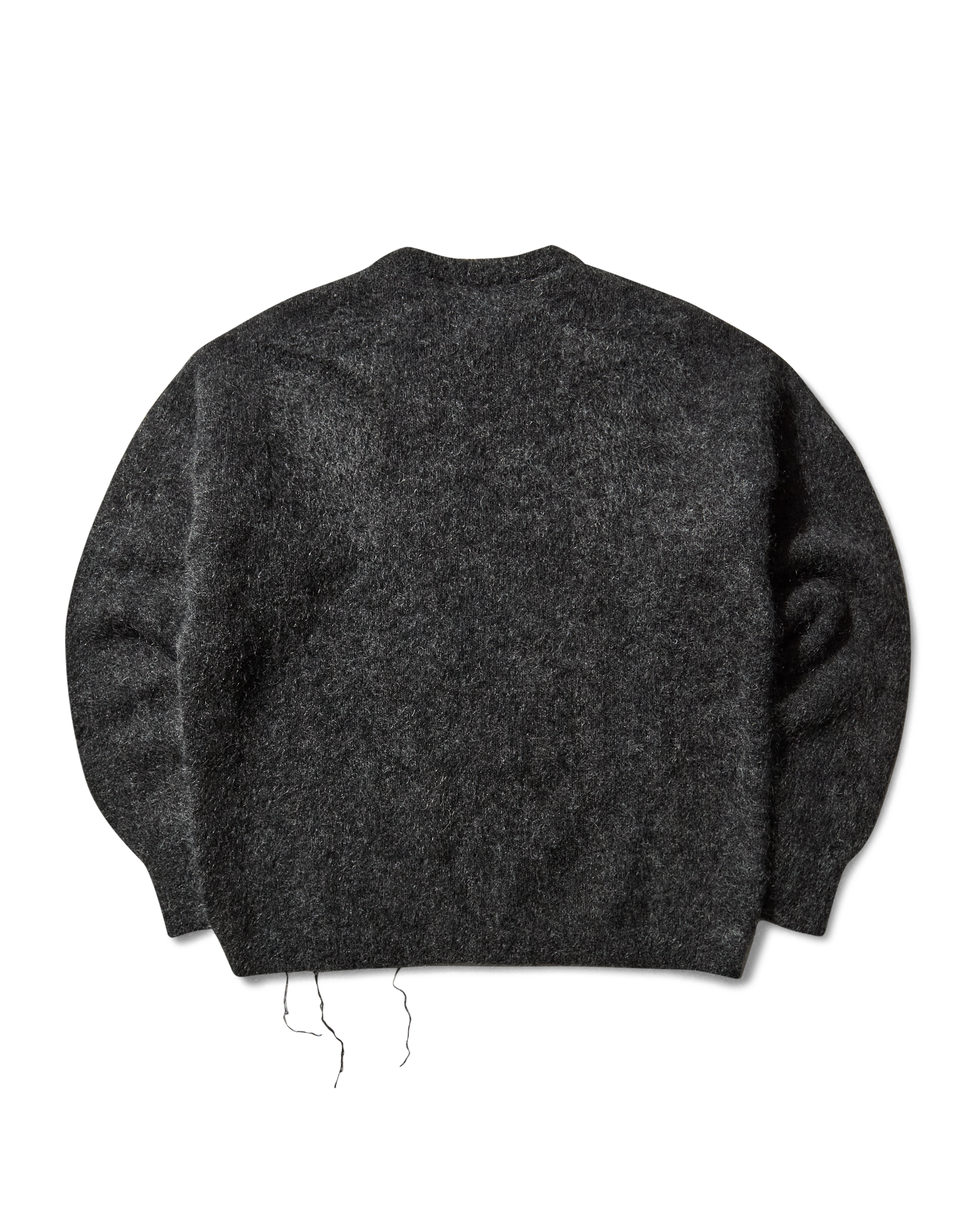ROA Dropstitch Mohair Knit Crewneck J316885-S-Grey 10