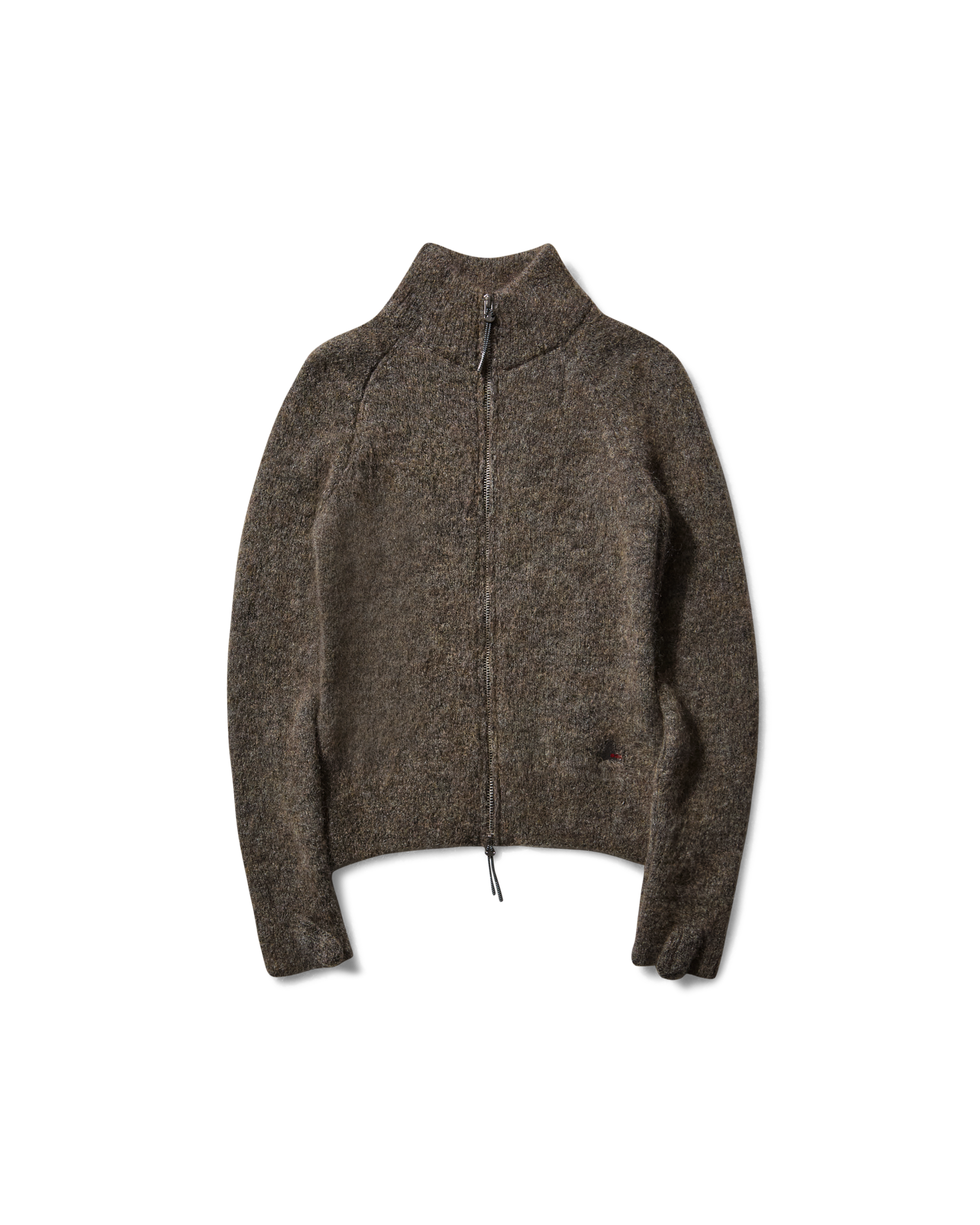 ROA Tasna Mohair Zip Up Sweater J316891-XS-Grey 9