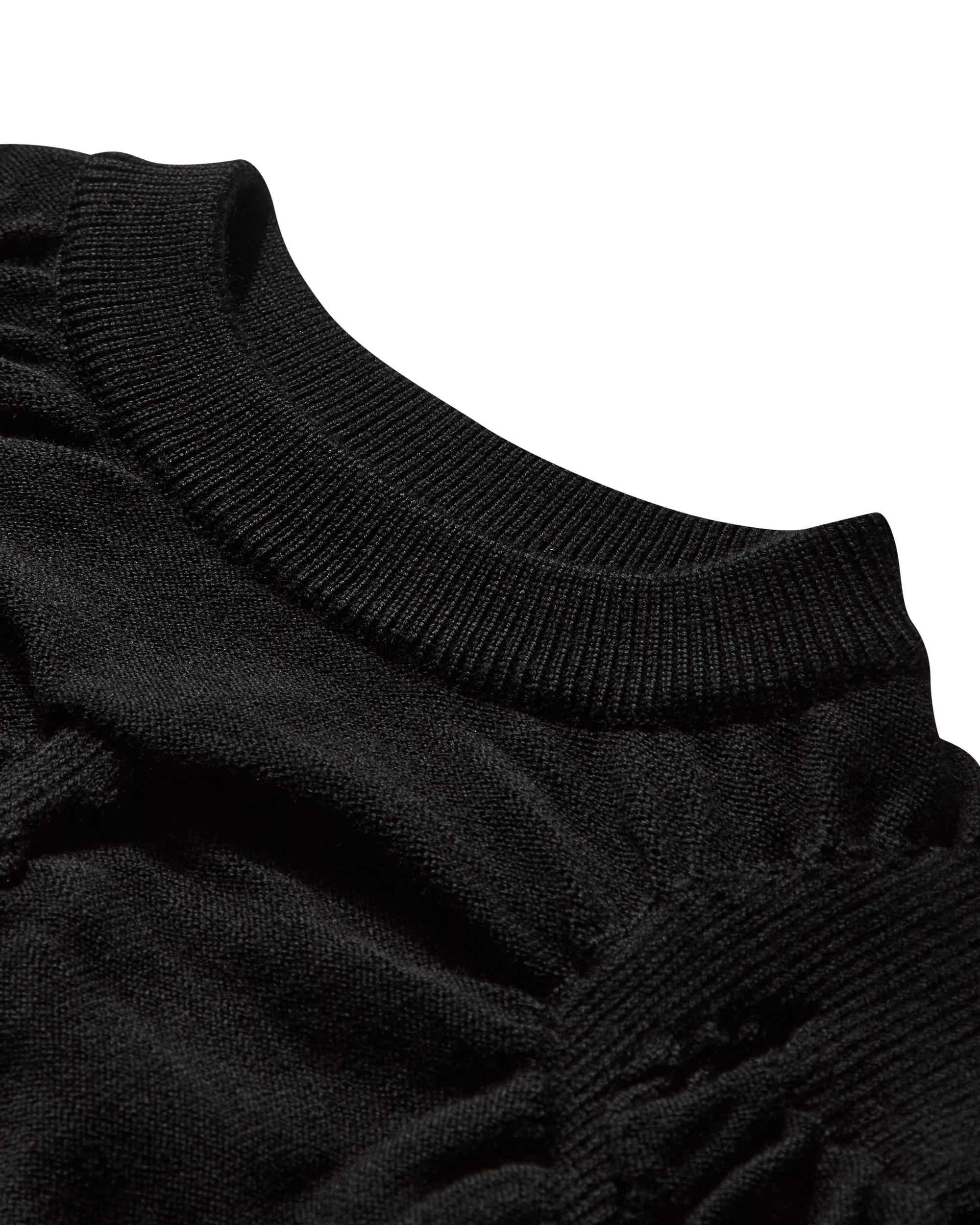 ROA Pinched Wool Knit Top J316866-S-Black 11