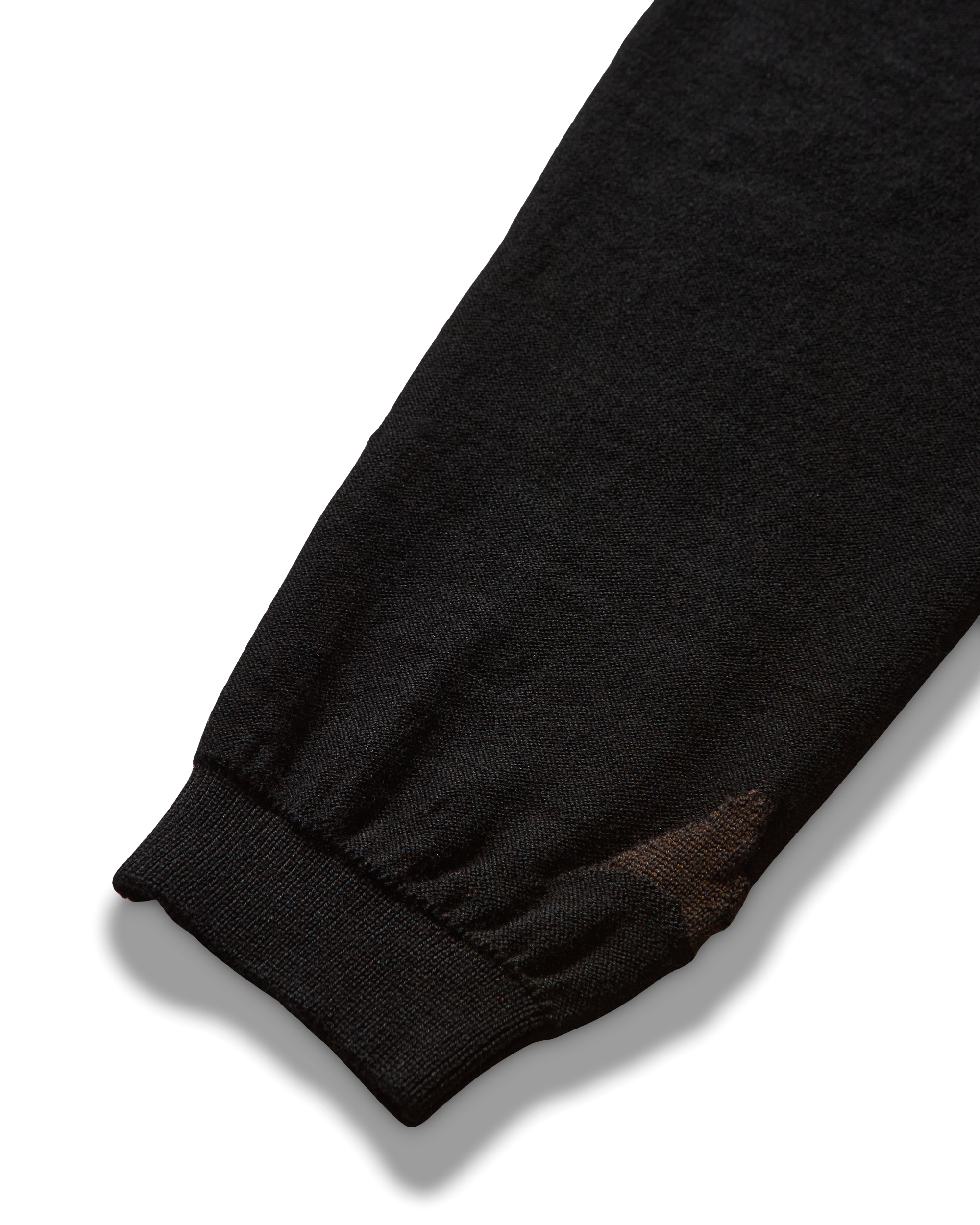 ROA Pinched Wool Knit Polo J316890-S-Black 12