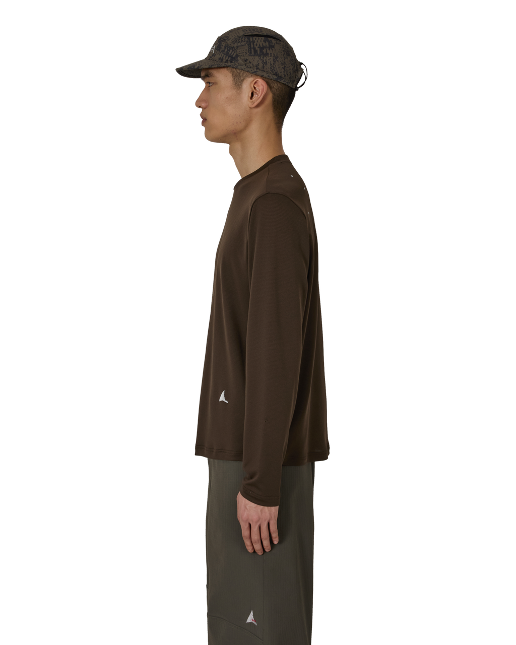 ROA Fireflies Base Layer Fast Dry Long Sleeve J316897-S-Brown front