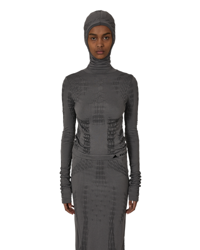 ROA Aune Dryarn Seamless Knit Top J316912-XS-Grey front