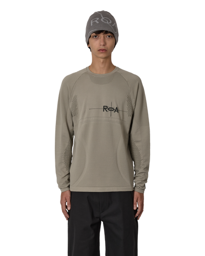 ROA Aune Seamless Knit Long Sleeve J316919-S-Green front