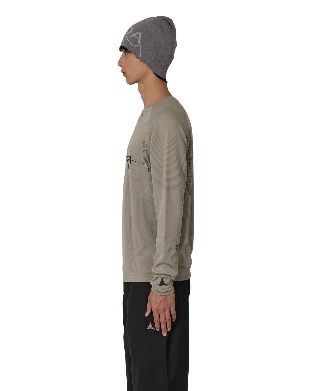 ROA Aune Seamless Knit Long Sleeve J316919-S-Green front