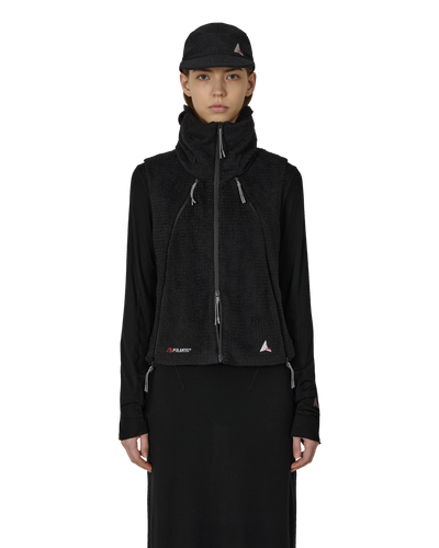 ROA Naike Hooded Polartec High Loft Vest J316926-XS-Black front