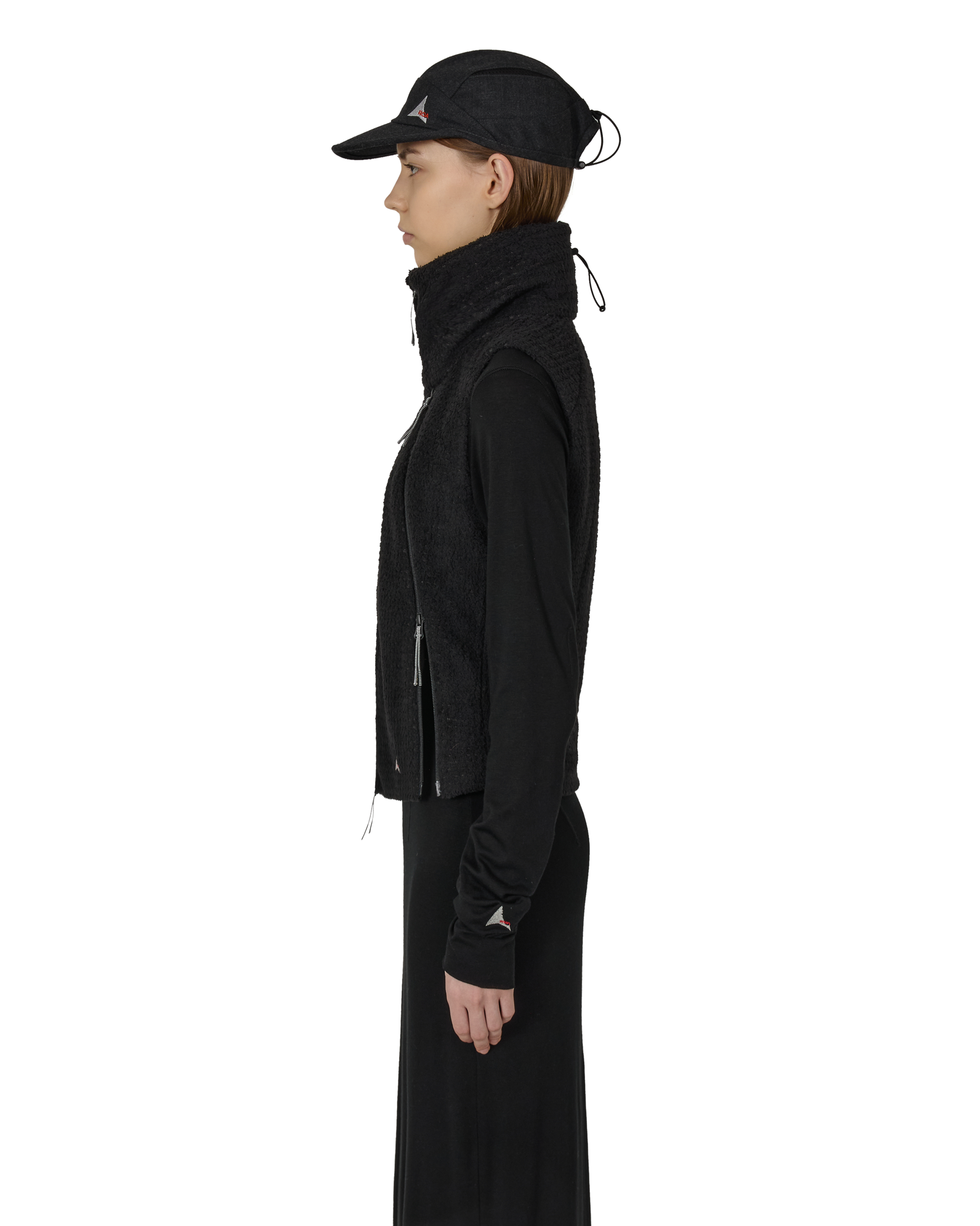 ROA Naike Hooded Polartec High Loft Vest J316926-XS-Black 2