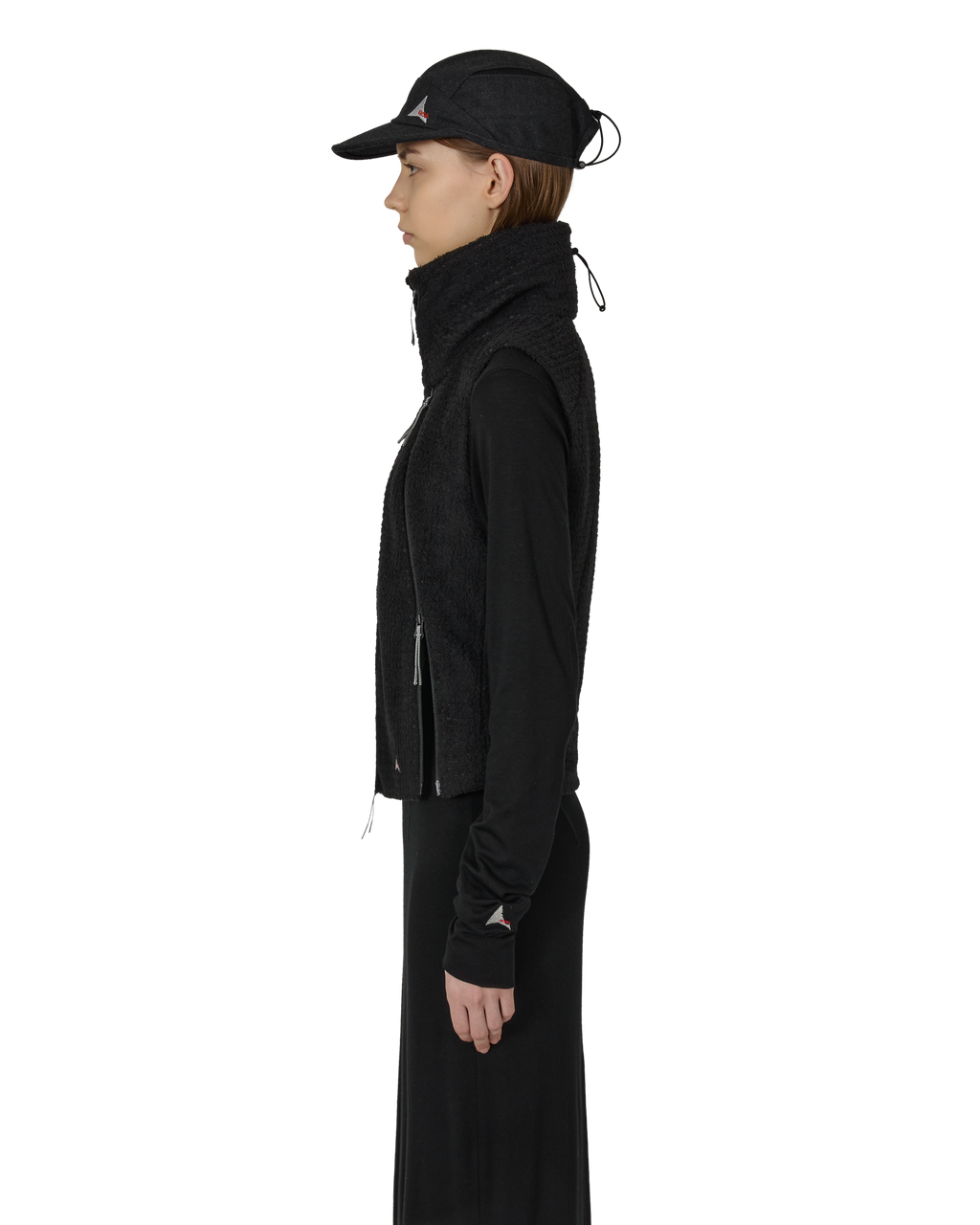 ROA Naike Hooded Polartec High Loft Vest J316926-XS-Black front