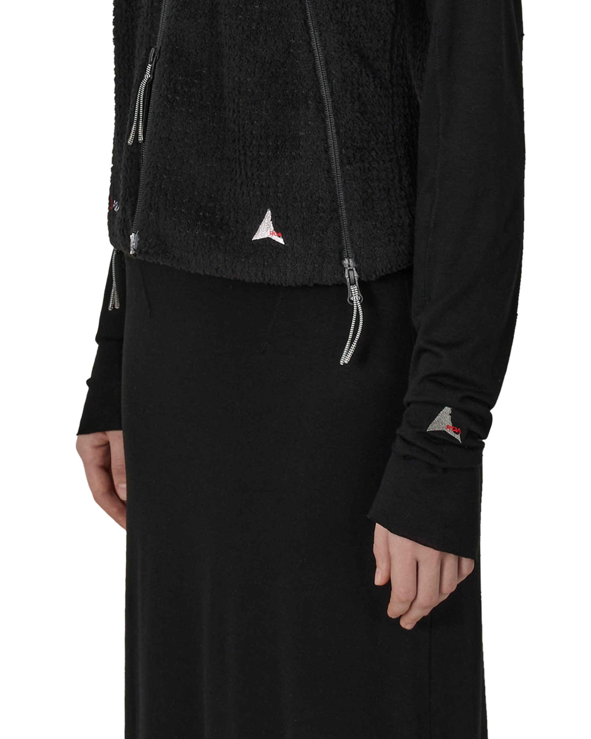 ROA Naike Hooded Polartec High Loft Vest J316926-XS-Black 6