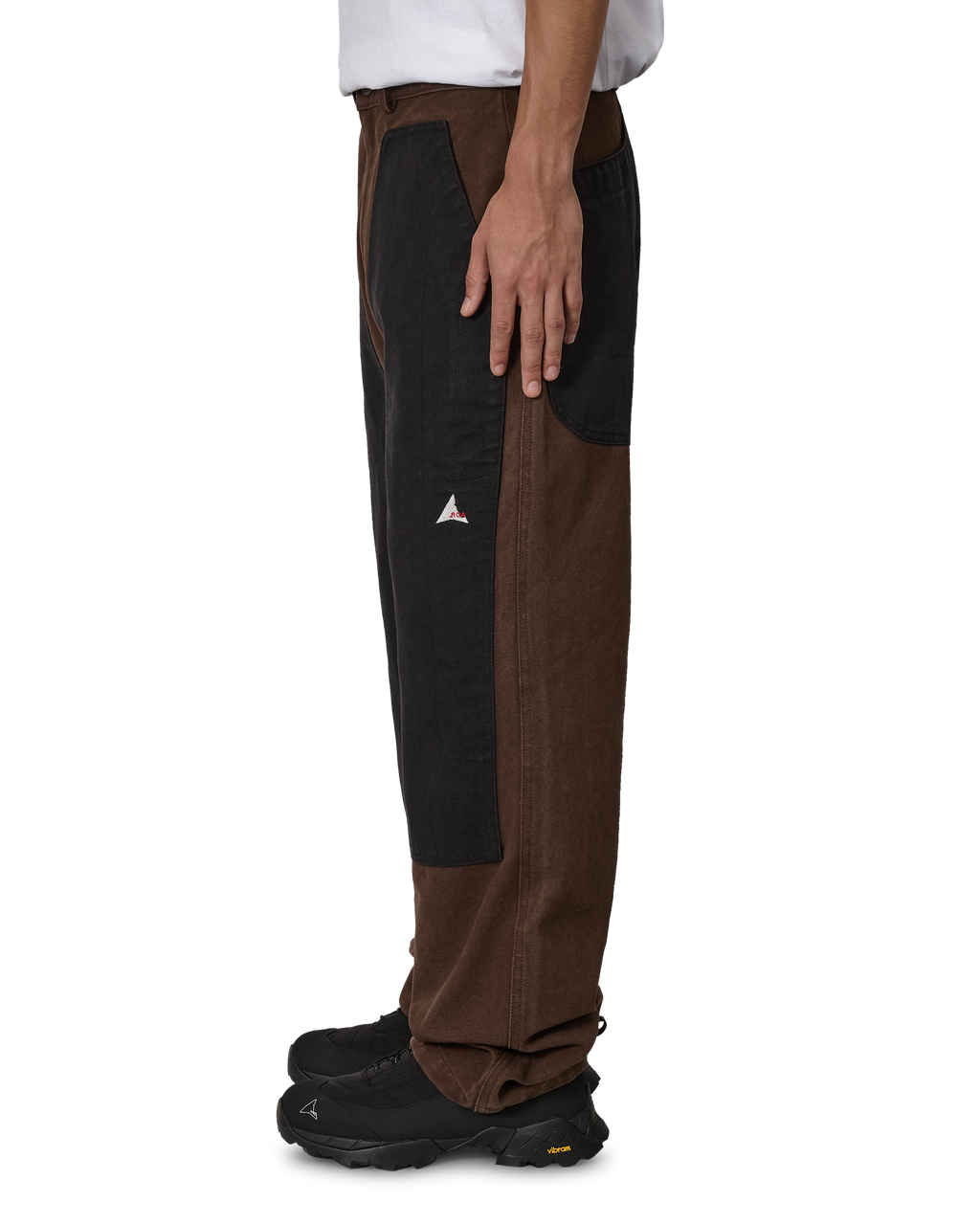 ROA Fomes Double Knee Washed Canvas Pant J318318-S-Multicolor front