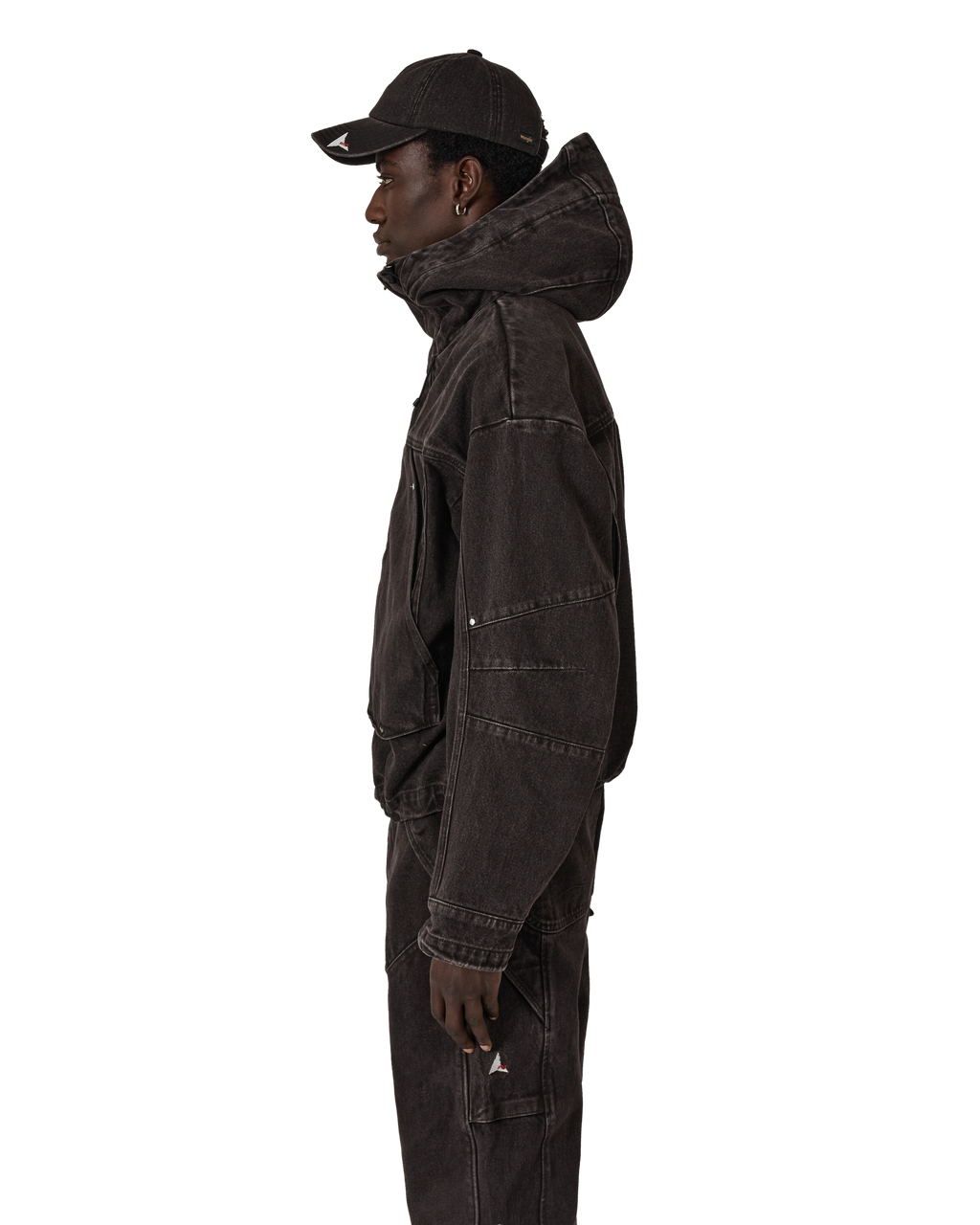 ROA ROA X Wrangler Volano Denim Jacket J319053-S-Brown front