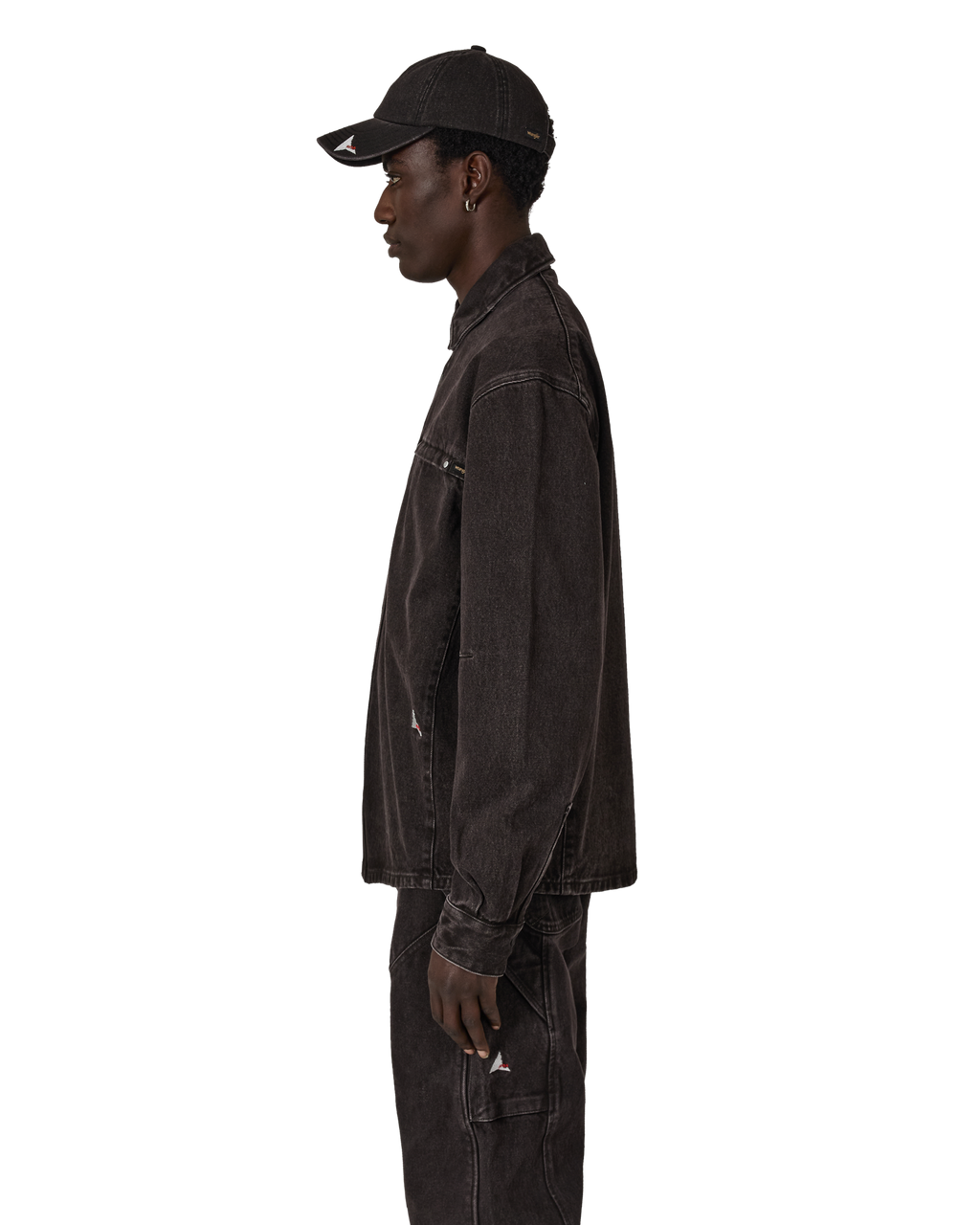ROA ROA X Wrangler Lona Denim Shirt J319055-S-Brown front