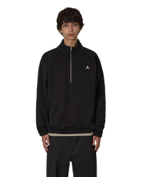 Thumbnail Logo 490gsm Heavy Half Zip Black