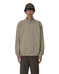 Thumbnail Logo 490gsm Heavy Half Zip Light Grey