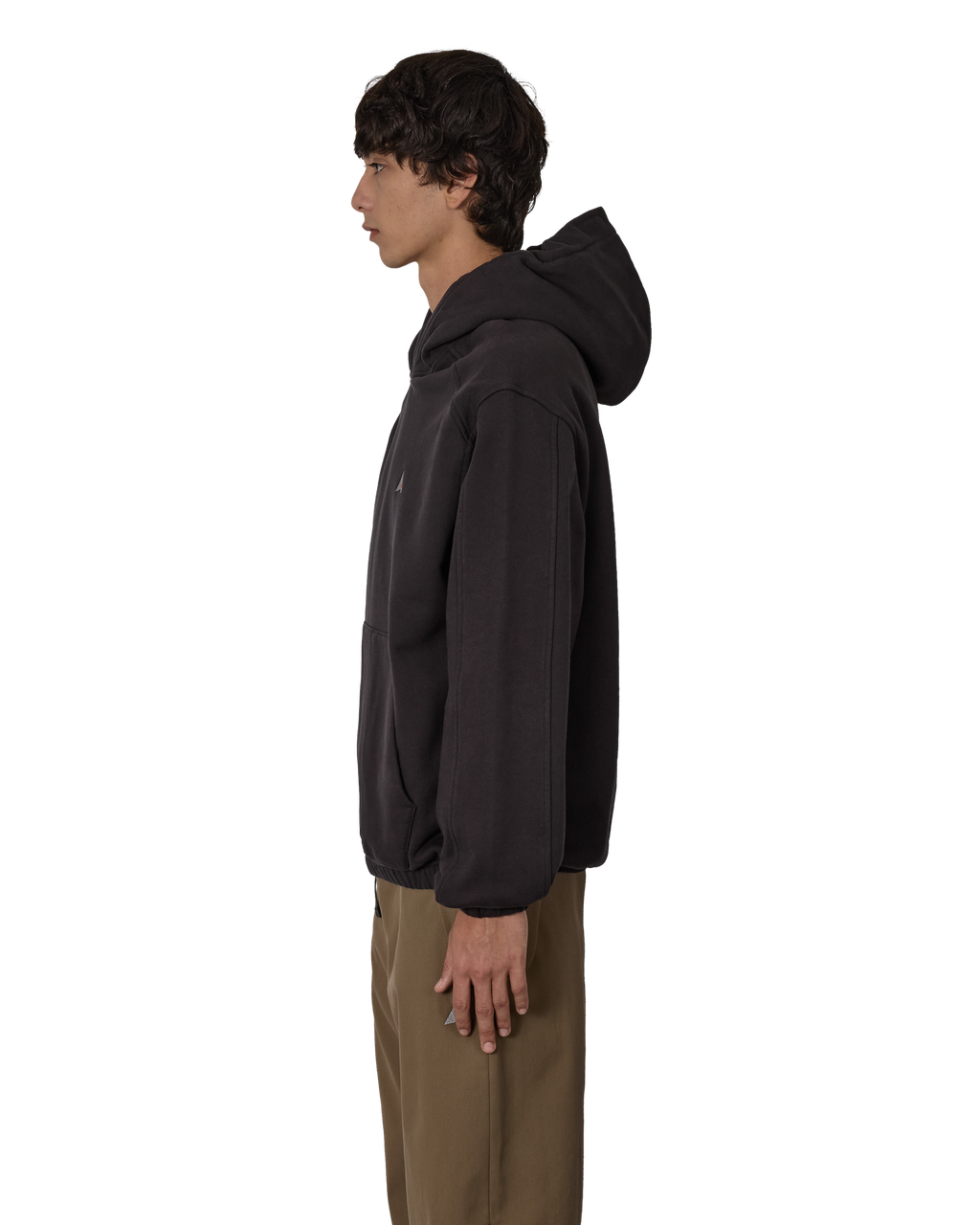 ROA Logo 490gsm Hoodie J318541-S-Black front