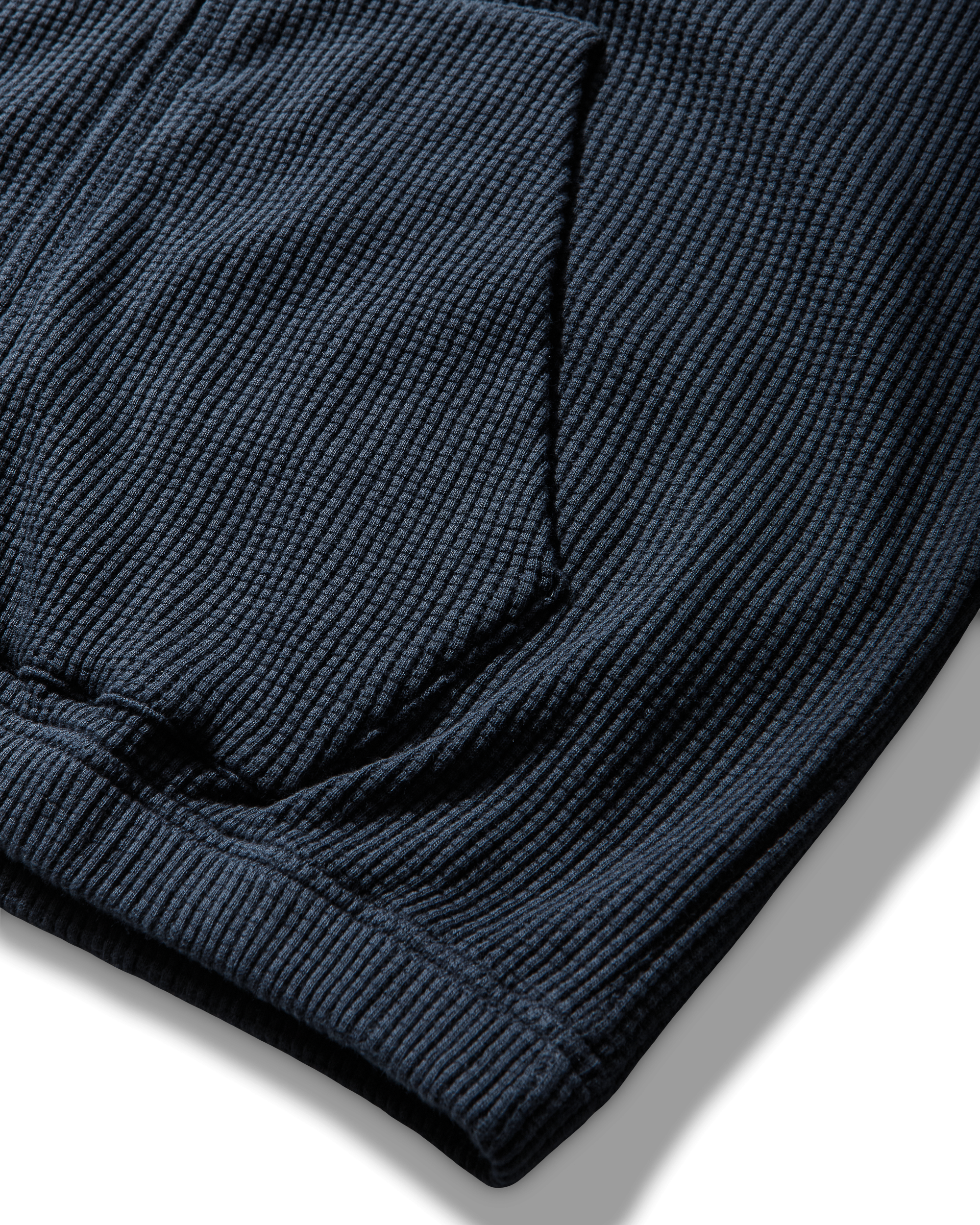 ROA Bee Sun Faded Organic Waffle Zip Up Hoodie J325240-S-Blue 12