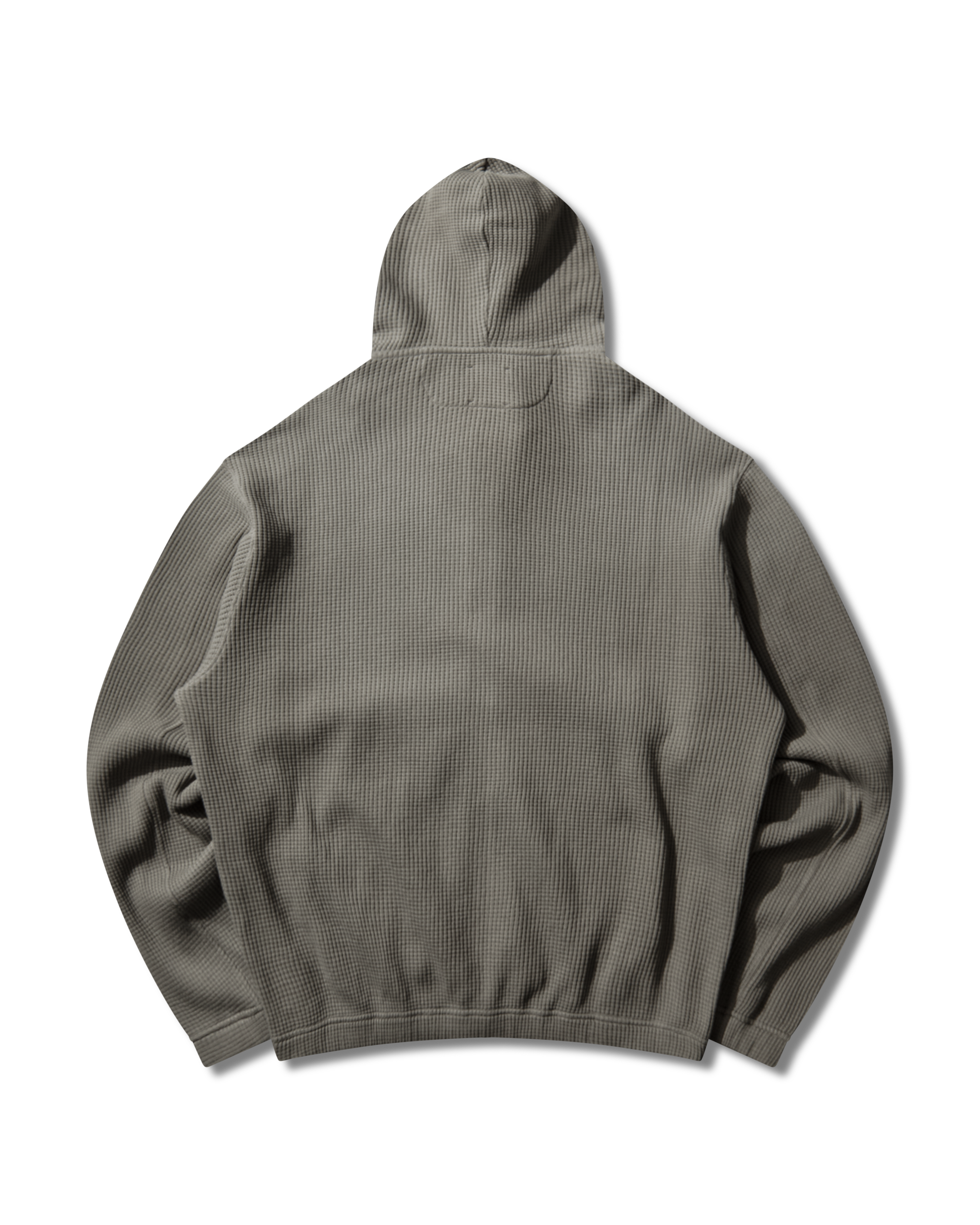 ROA Bee Sun Faded Organic Waffle Zip Up Hoodie J325241-S-Grey 10
