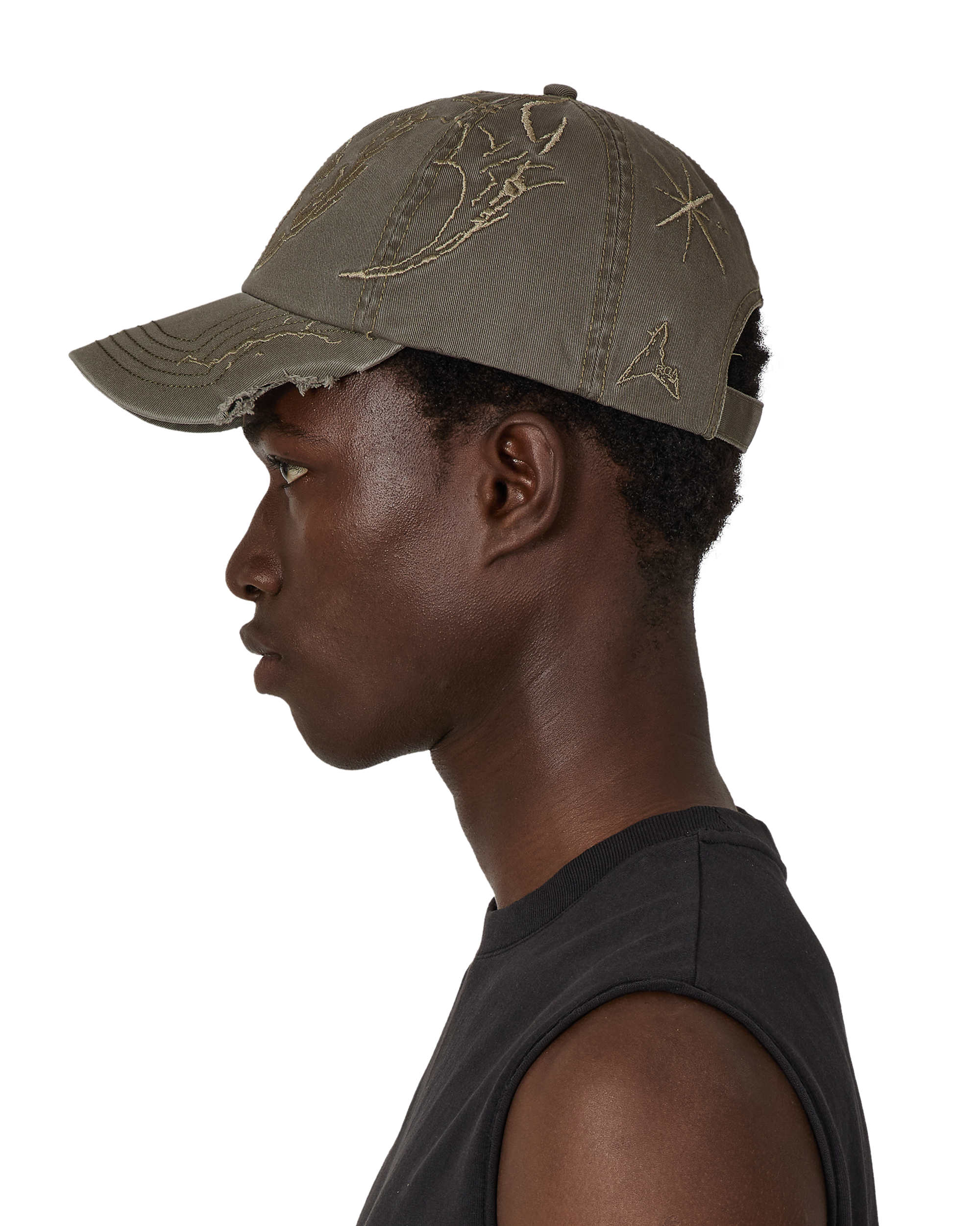 ROA Ryli Embriodered 6 Panel Cap J325323-ONE SIZE-Green 10