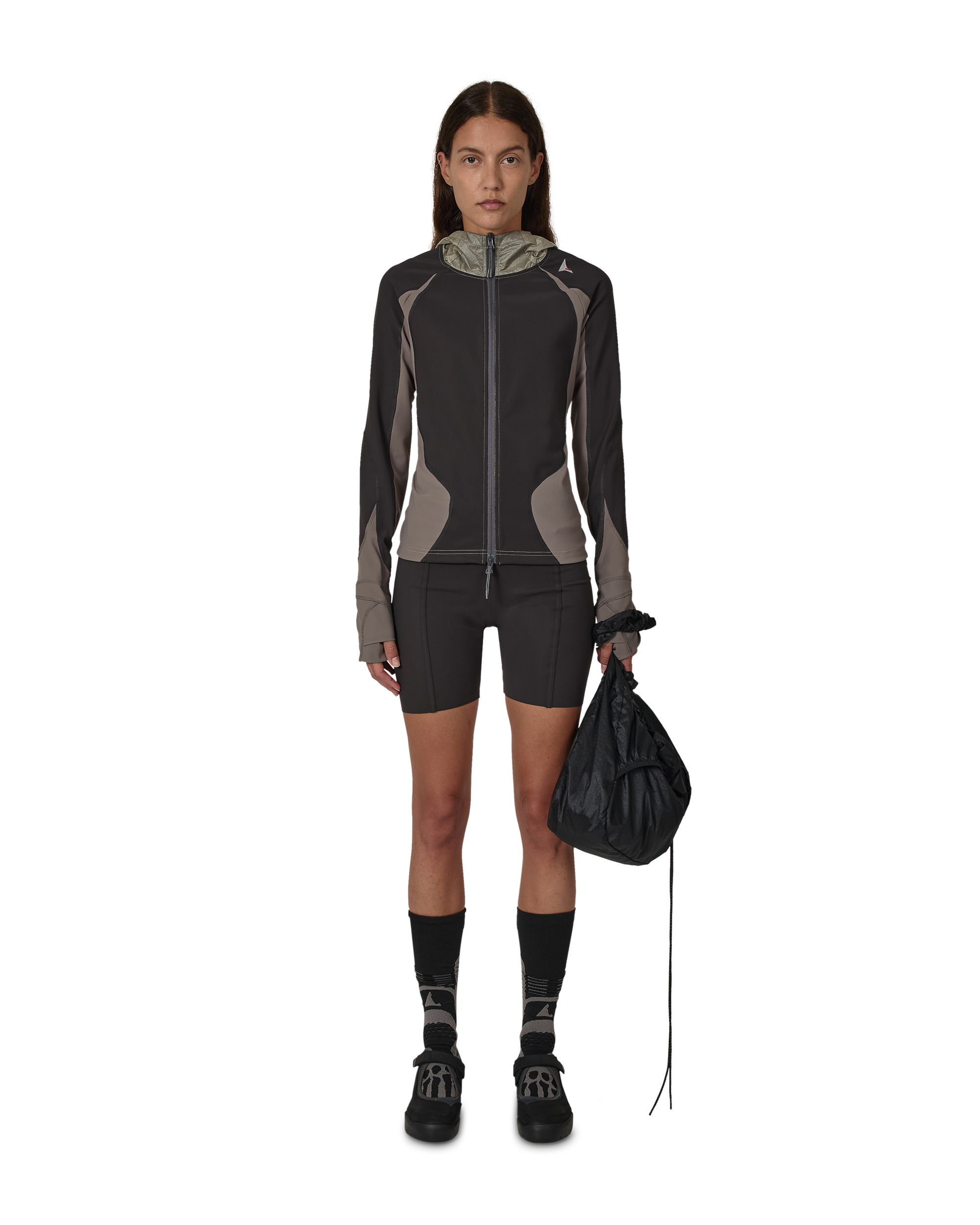 ROA Spine Stretch Hooded Jacket J325333-XS-Brown 3