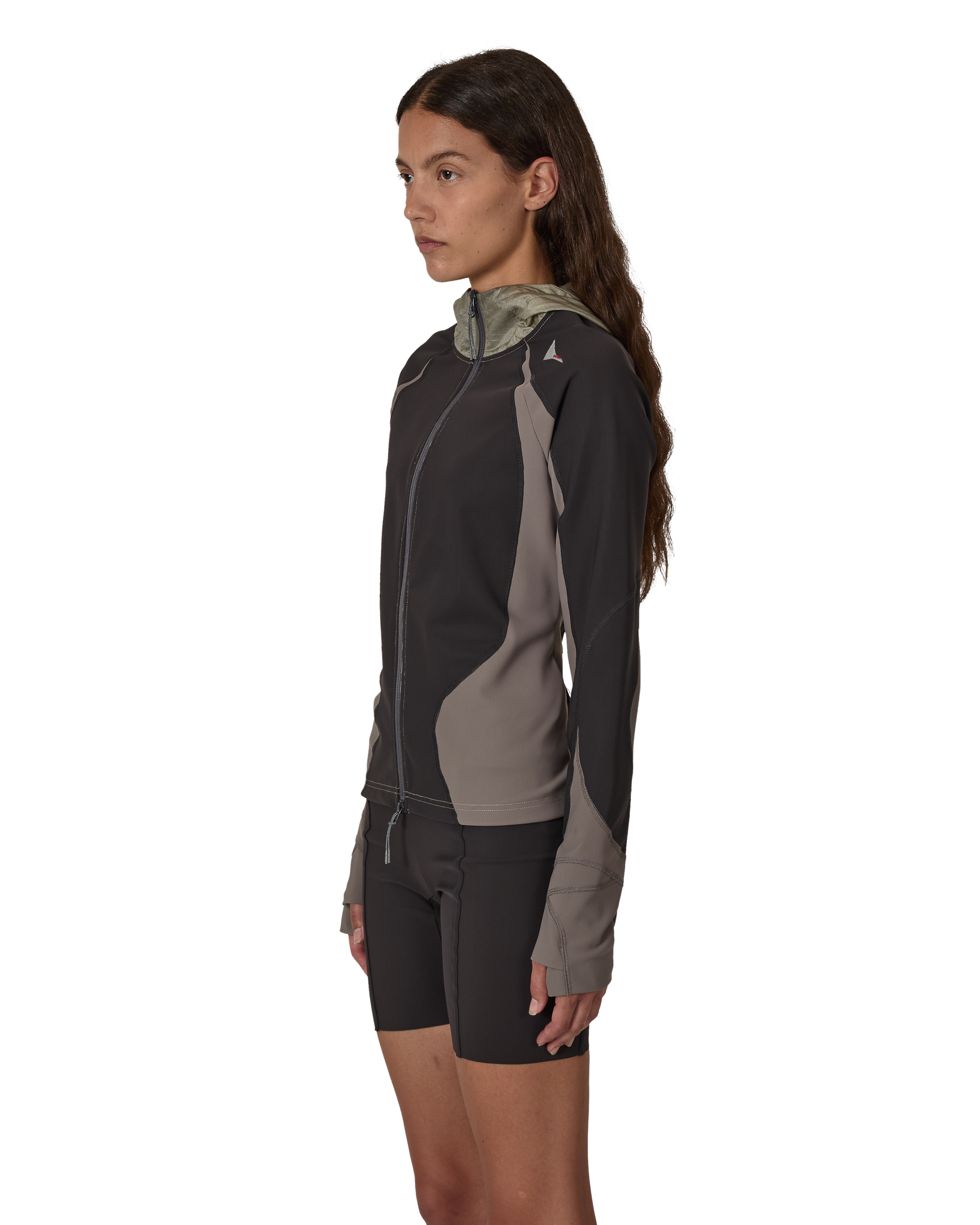 ROA Spine Stretch Hooded Jacket J325333-XS-Brown 4