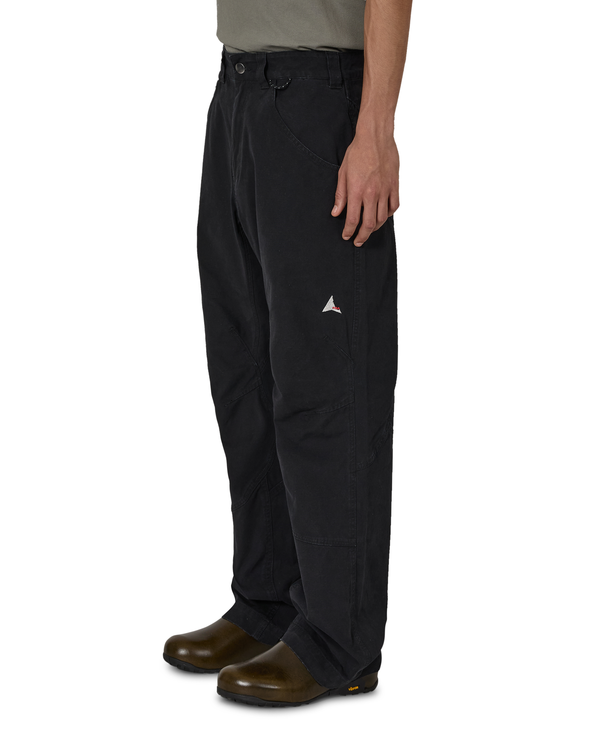 ROA Crimp Shaped Cotton Pants J325338-S-Black 4