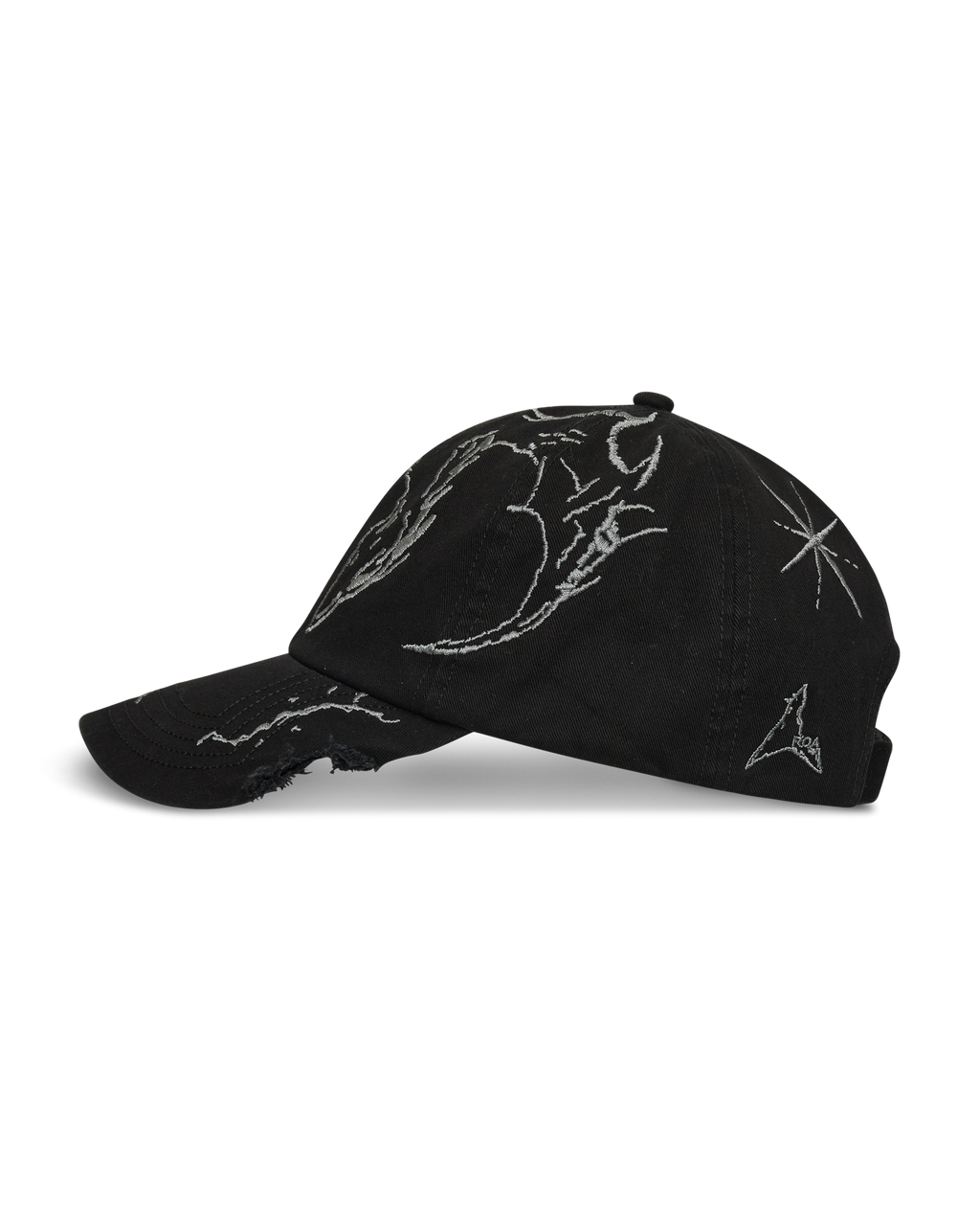 ROA Ryli Embriodered 6-Panel Cap J325322-ONE SIZE-Black 1
