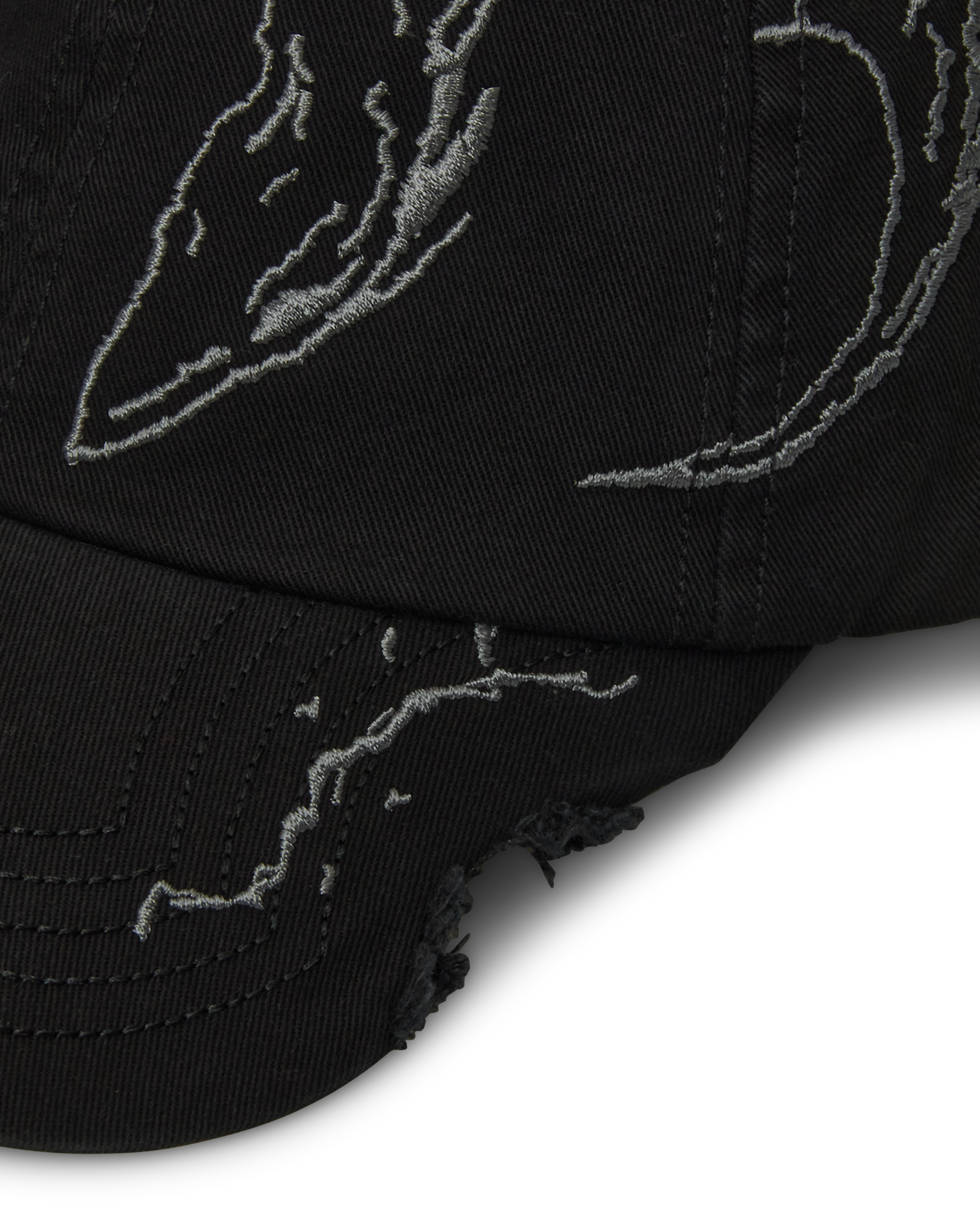 ROA Ryli Embriodered 6-Panel Cap J325322-ONE SIZE-Black 5