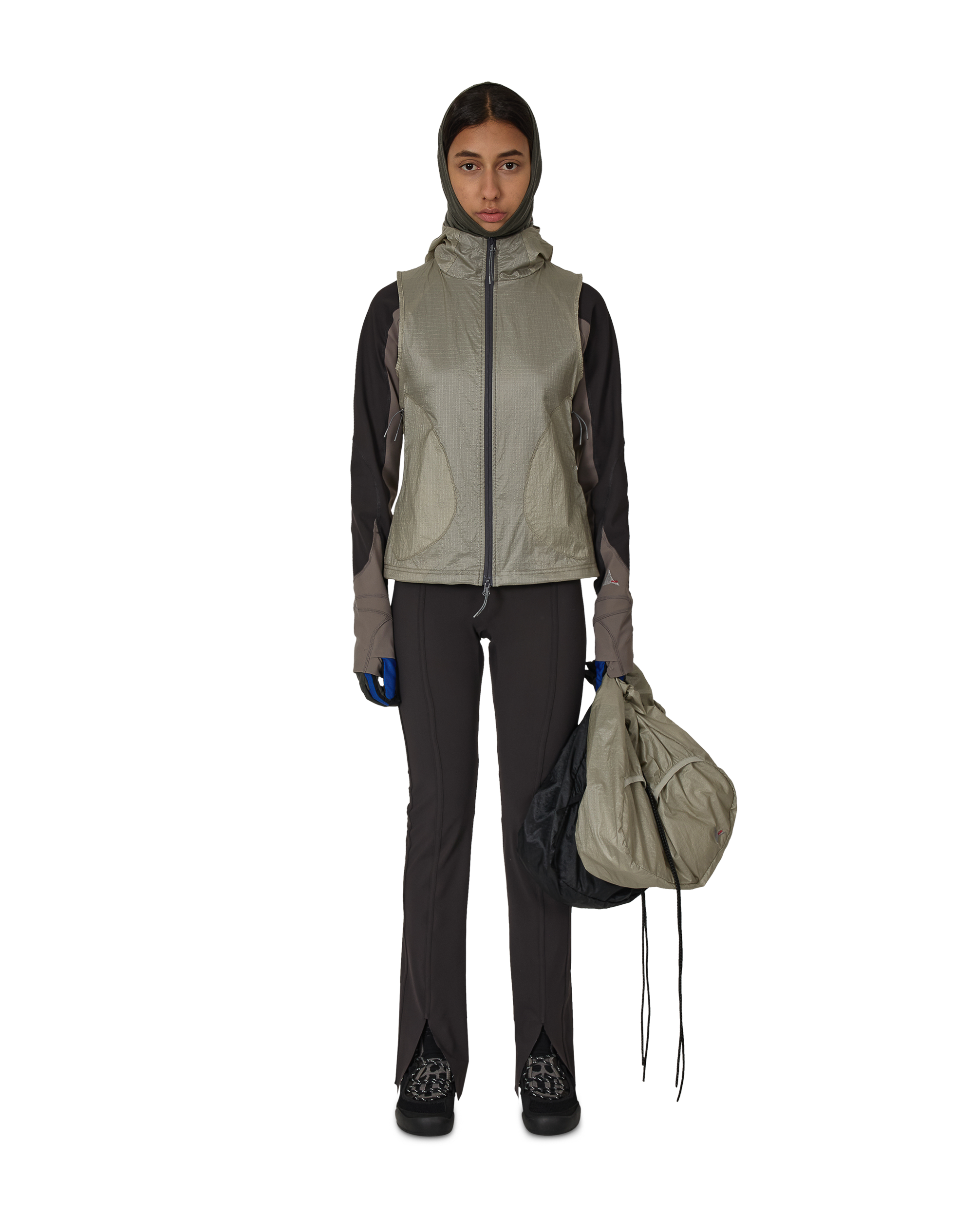 ROA Spine Compression Leggings J325326-XS-Brown 4