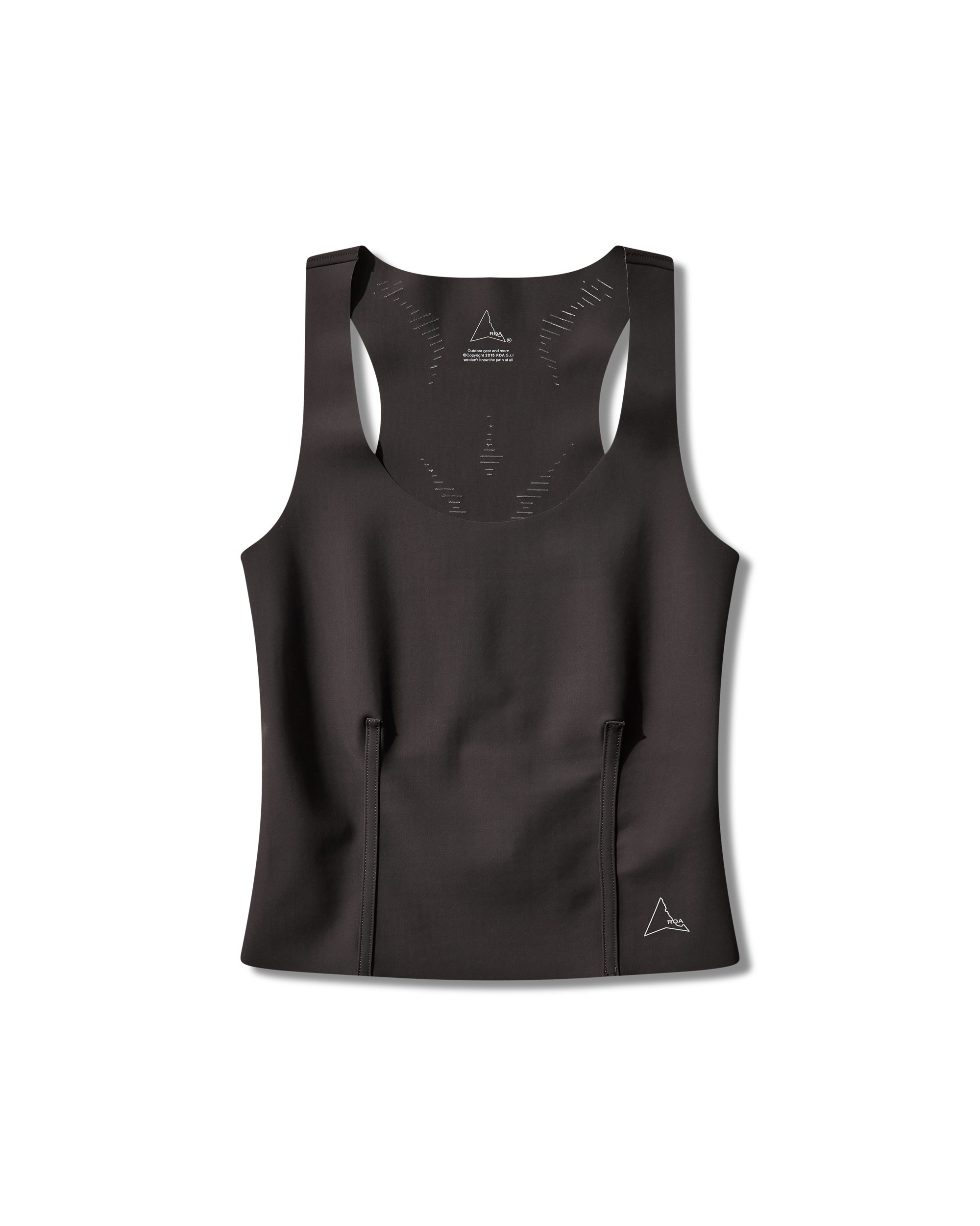 ROA Spine Compression Tank Top J325330-XS-Brown 9