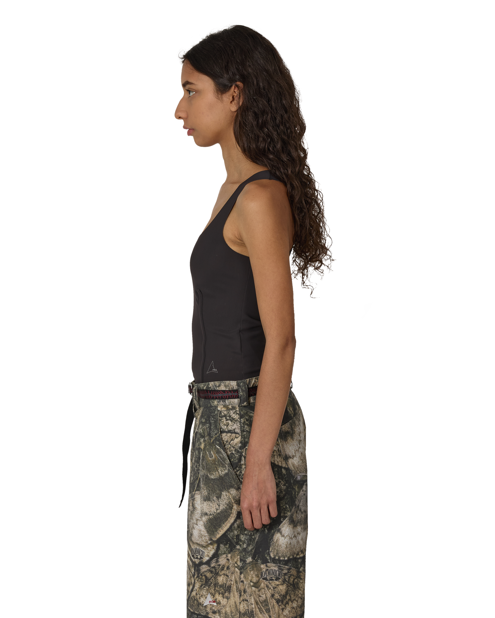 ROA Spine Compression Tank Top J325330-XS-Brown 2