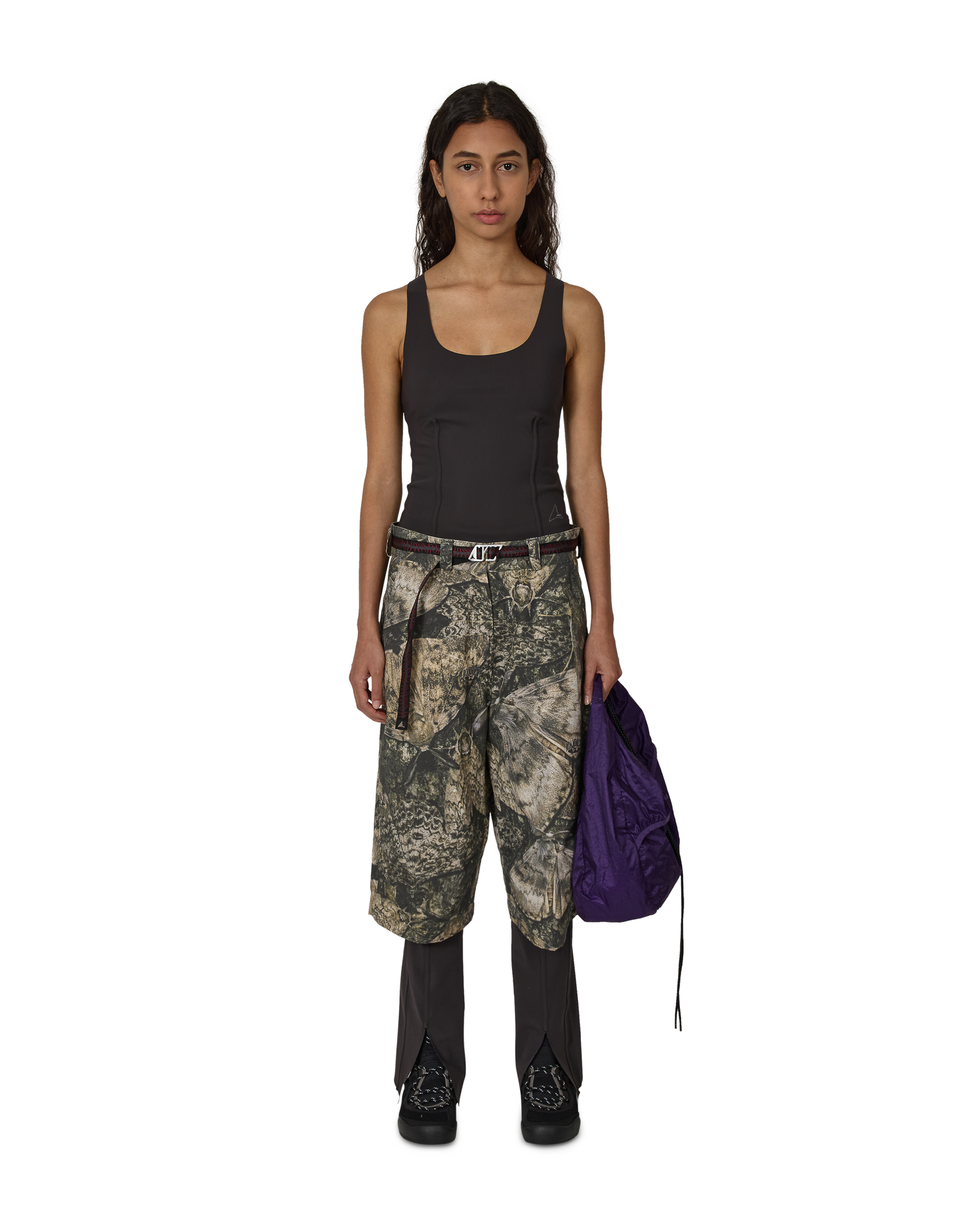 ROA Spine Compression Tank Top J325330-XS-Brown 4