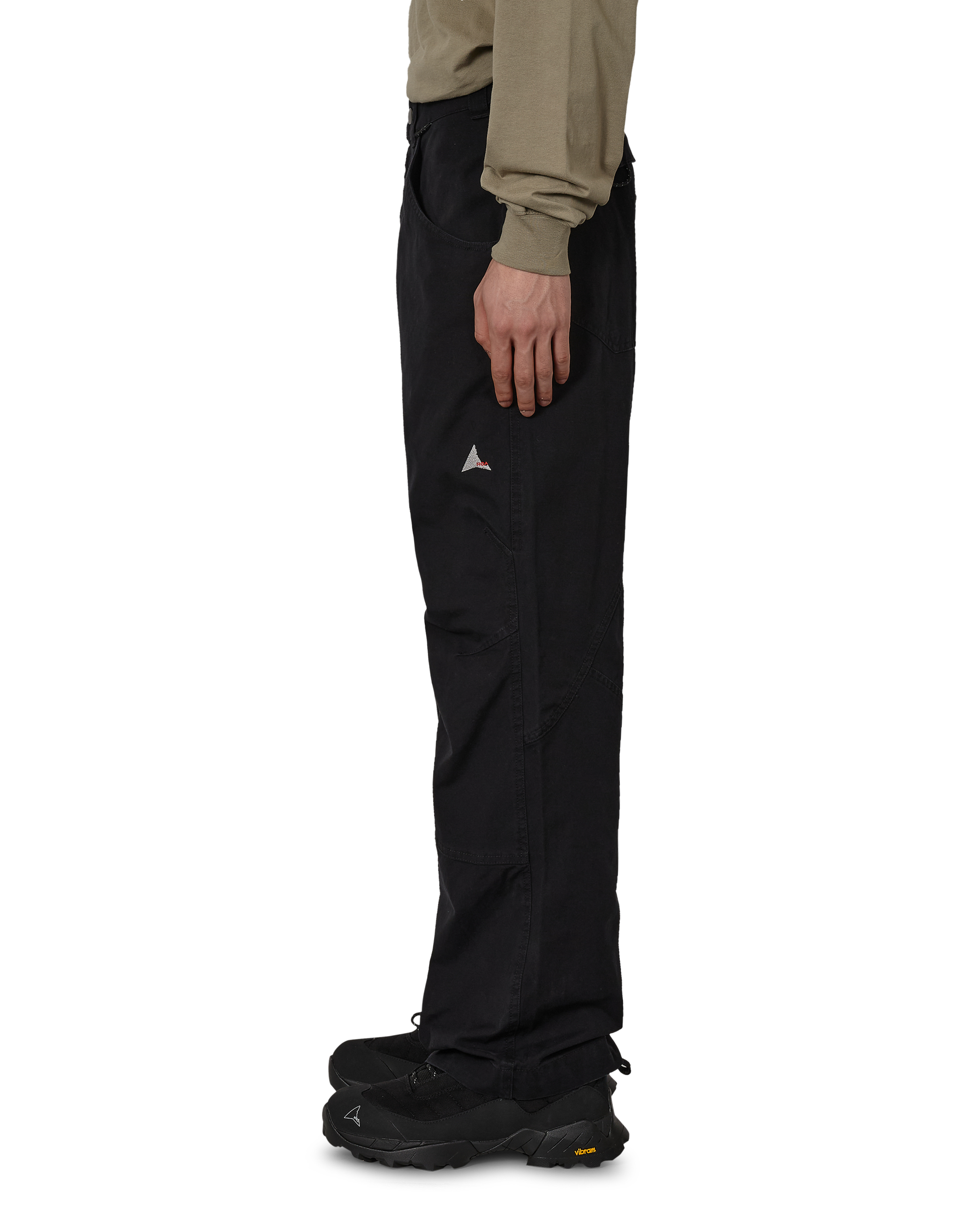 ROA Crimp Shaped Cotton Pants J325338-S-Black 2