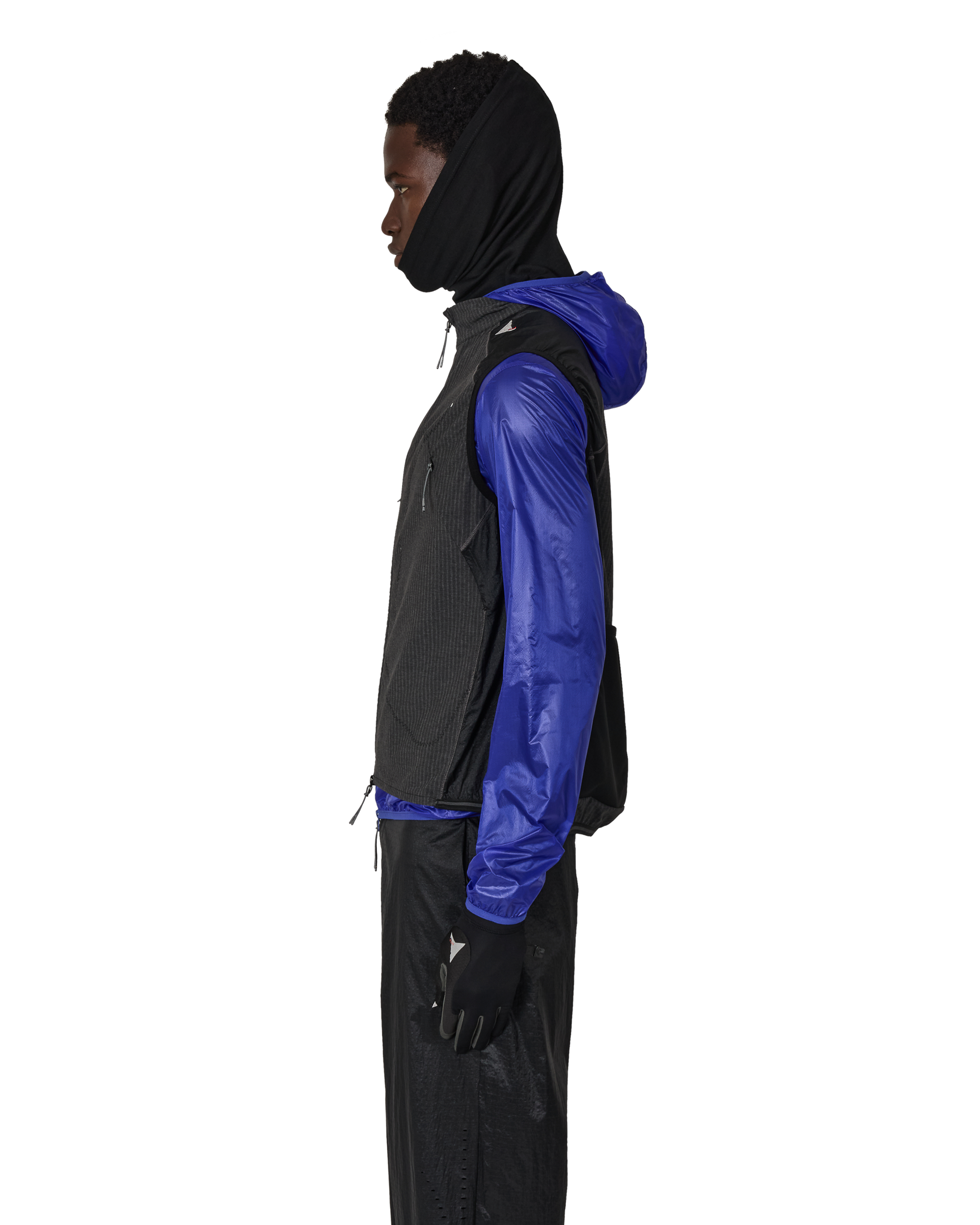 ROA Numb Pinstriped Commuting Vest J325341-S-Black 2