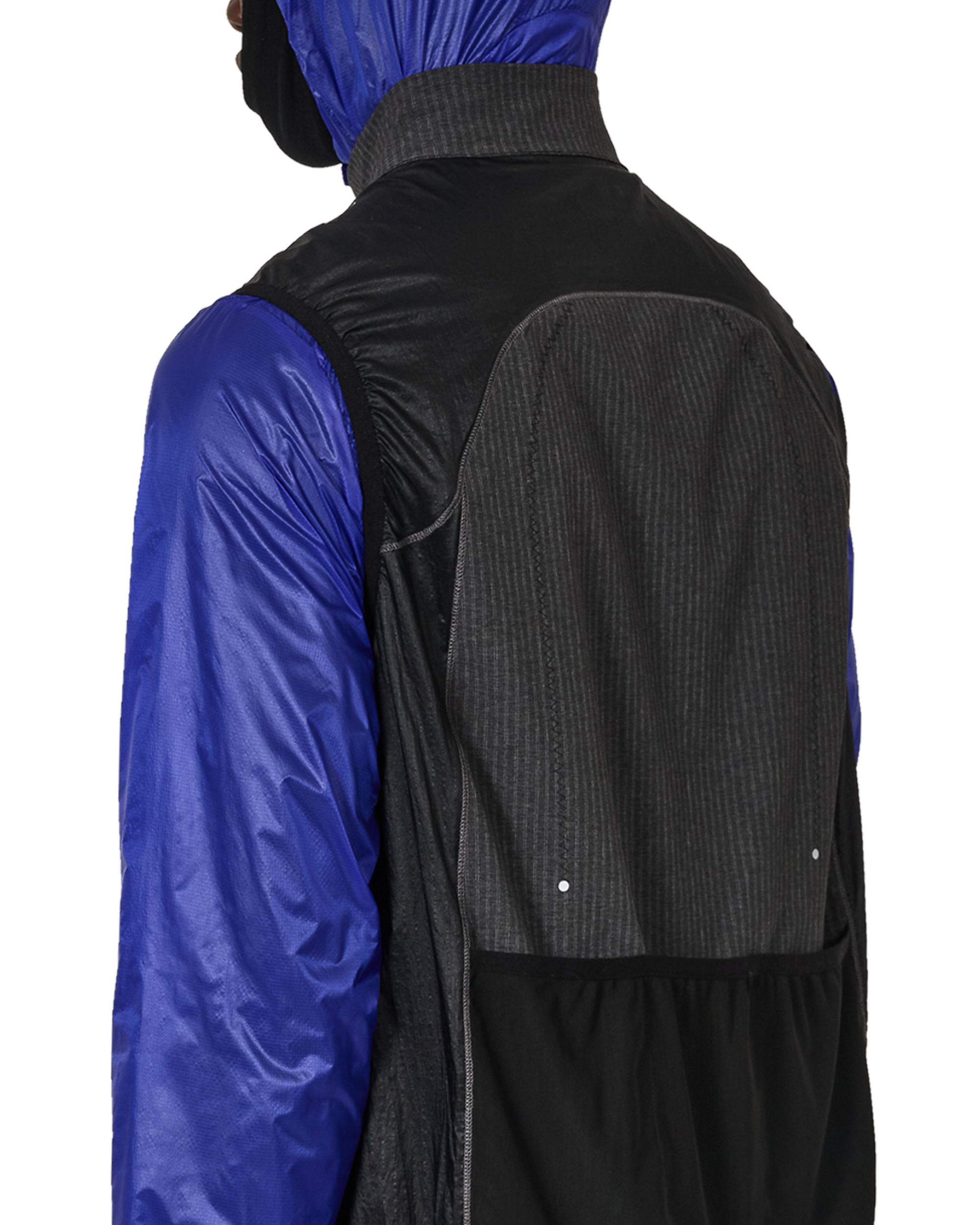 ROA Numb Pinstriped Commuting Vest J325341-S-Black 7