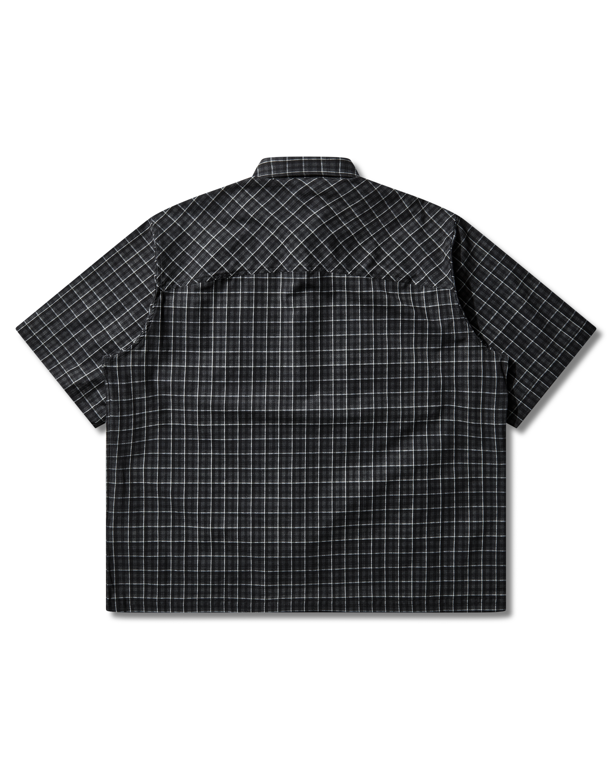 ROA Aair Floweave Printed Check Short Sleeve Shirt J325402-S-Grey 10