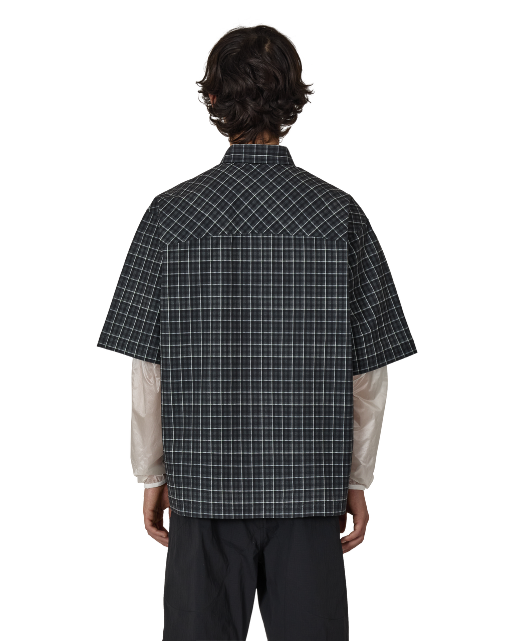 トップス Floweave Printed Check Sleeve Shirt Aair Floweave Printed Check Short Sleeve Shirt – ROA