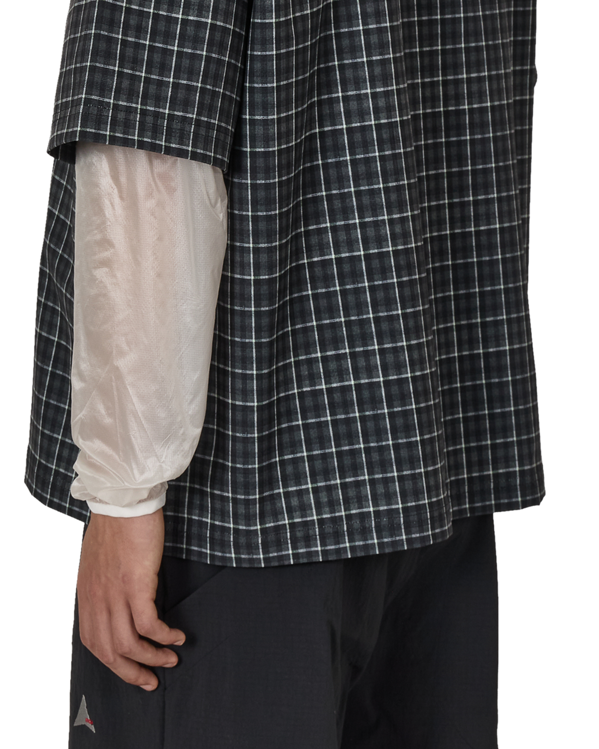 ROA Aair Floweave Printed Check Short Sleeve Shirt J325402-S-Grey 8