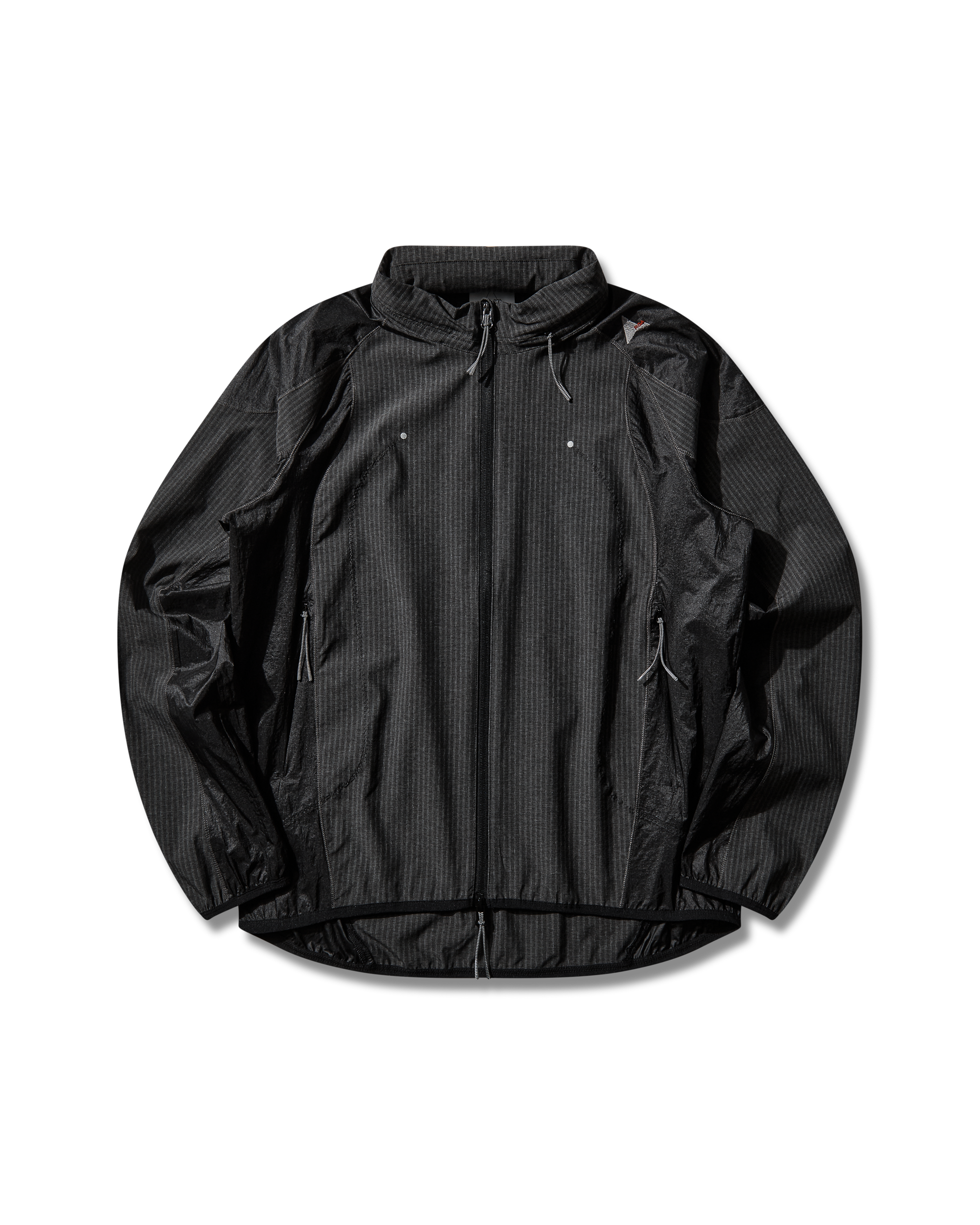 ROA Numb Pinstriped Hooded Wind Jacket J325407-S-Black 9