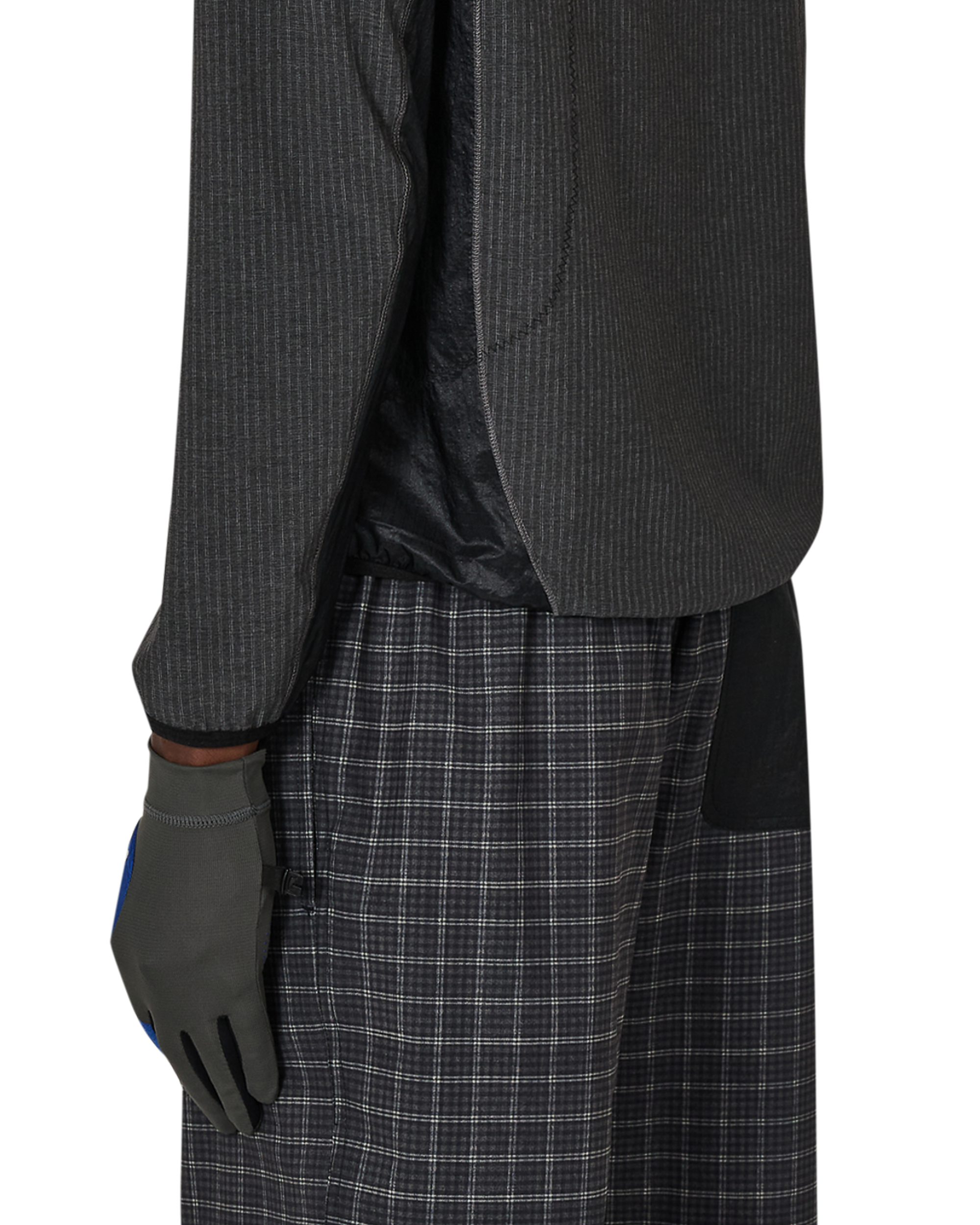 ROA Numb Pinstriped Hooded Wind Jacket J325407-S-Black 8