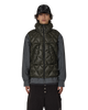 Thumbnail Nuna 600 Fill Power Printed Check Hooded Down Vest Black