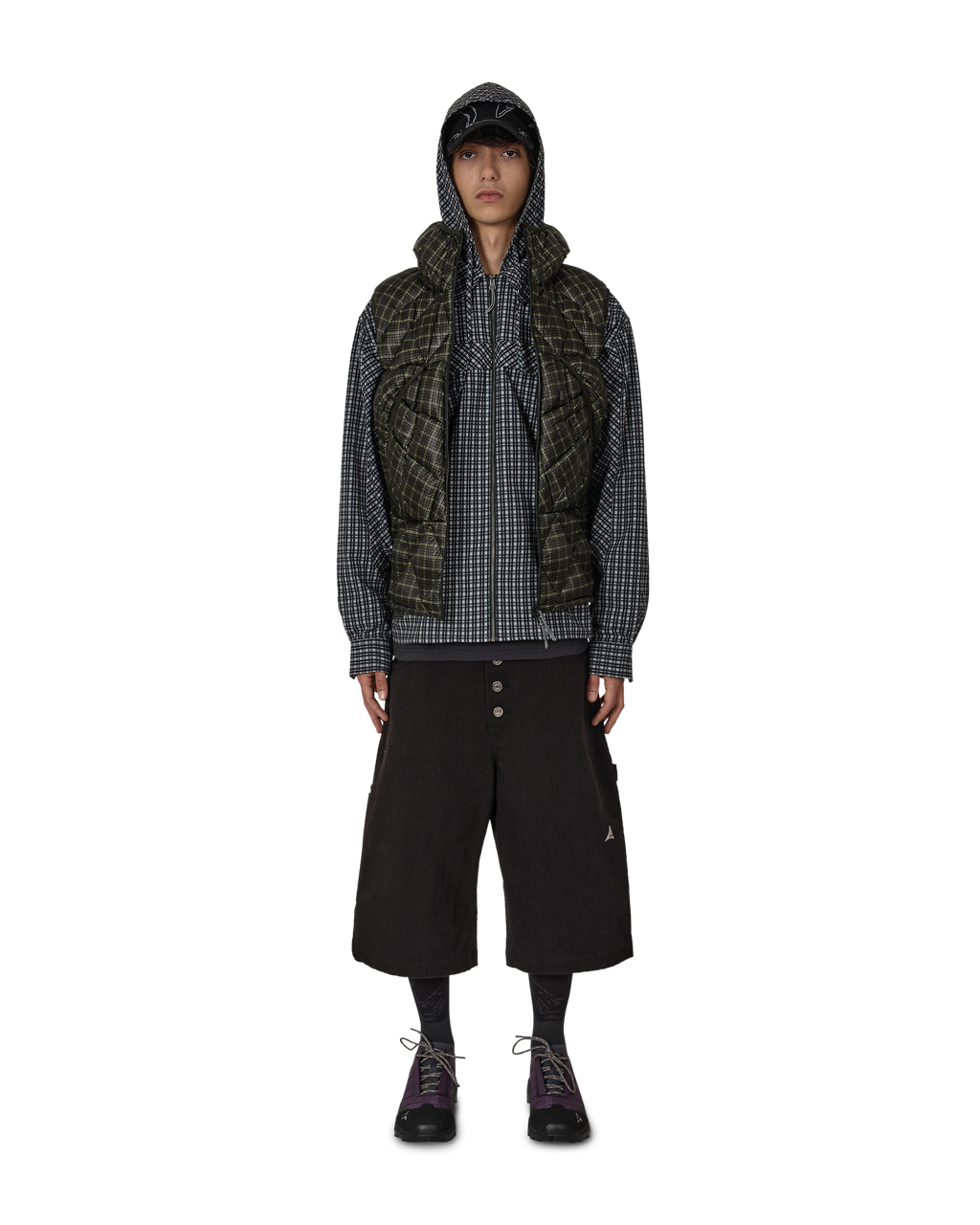 Nuna 600 Fill Check Hooded Down Vest – ROA
