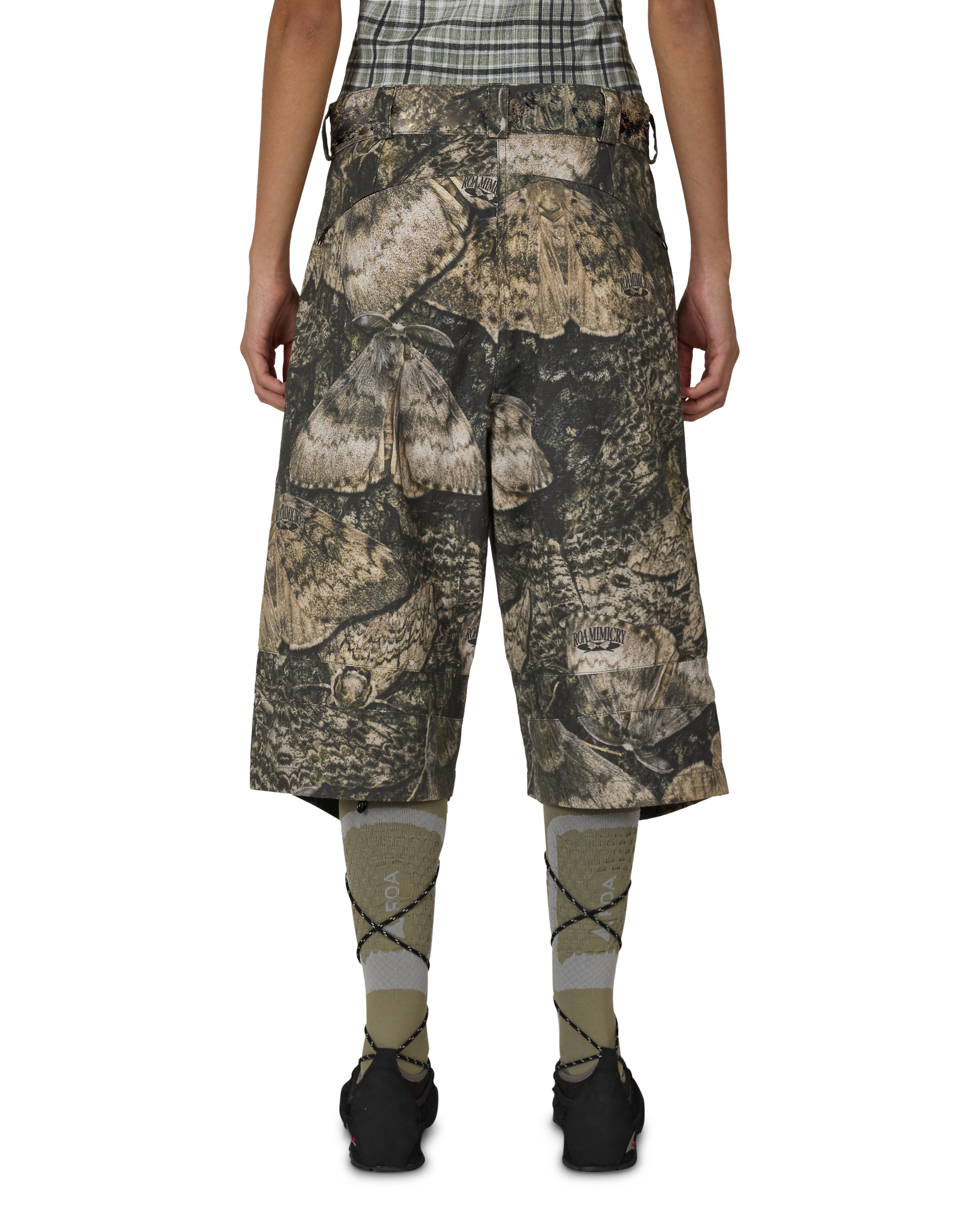 ROA Women's Siera Moth Print 3/4 Pant Brown J325417-XS-Brown 2