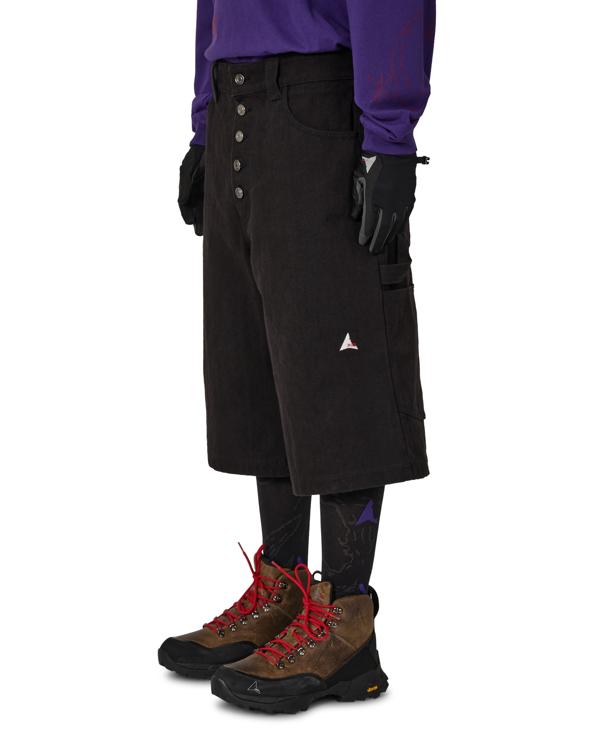 ROA Ash Canvas Shorts J325418-S-Black 4