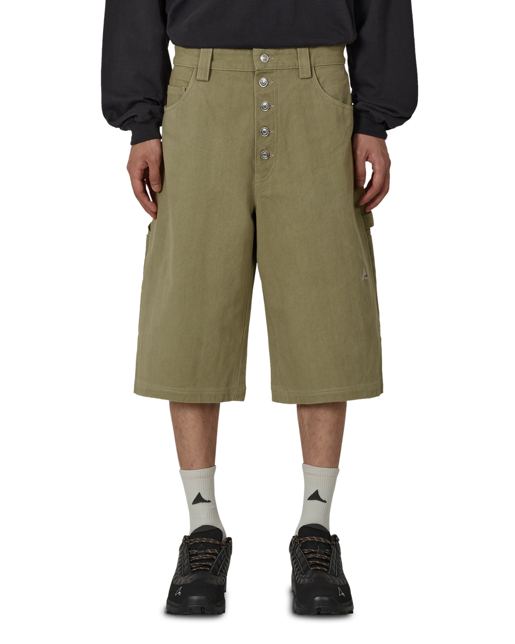 ROA Ash Canvas Shorts J325419-S-Green front